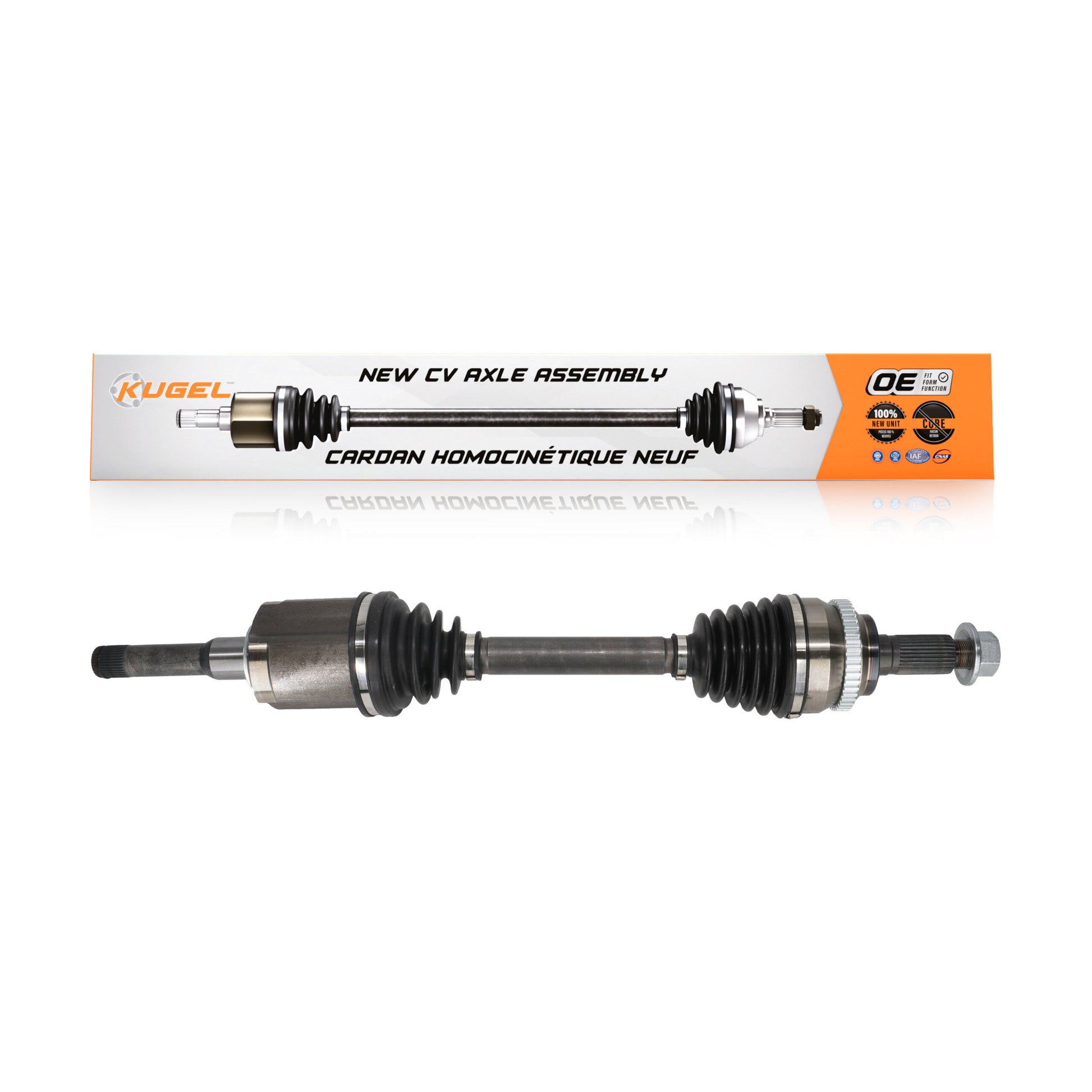 Kugel NCV-FD11093 CV Axle Shaft for 2012-2014 Ford Edge - Front Left