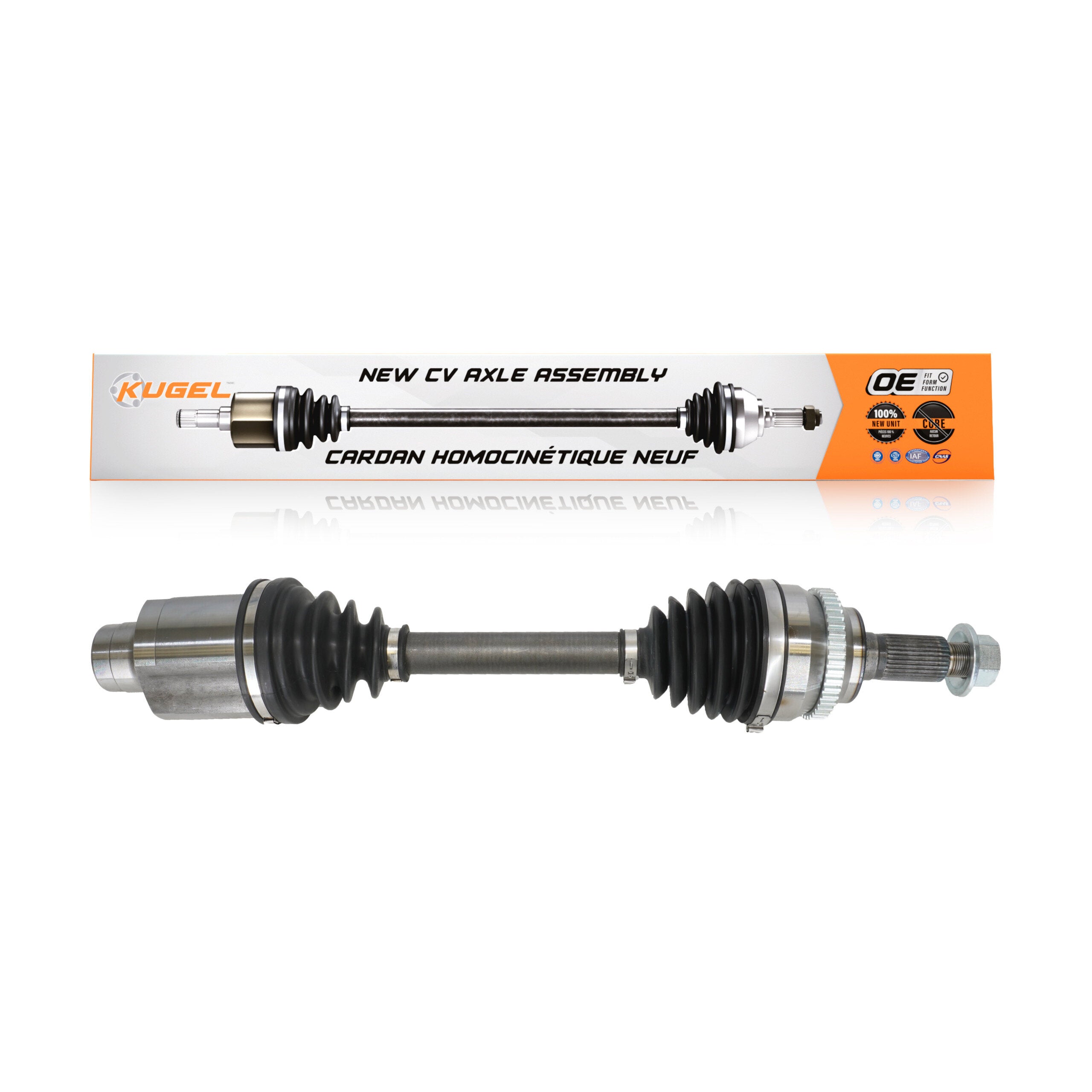 Kugel NCV-FD11099 CV Axle Shaft for 2012-2014 Ford Edge - Front Right