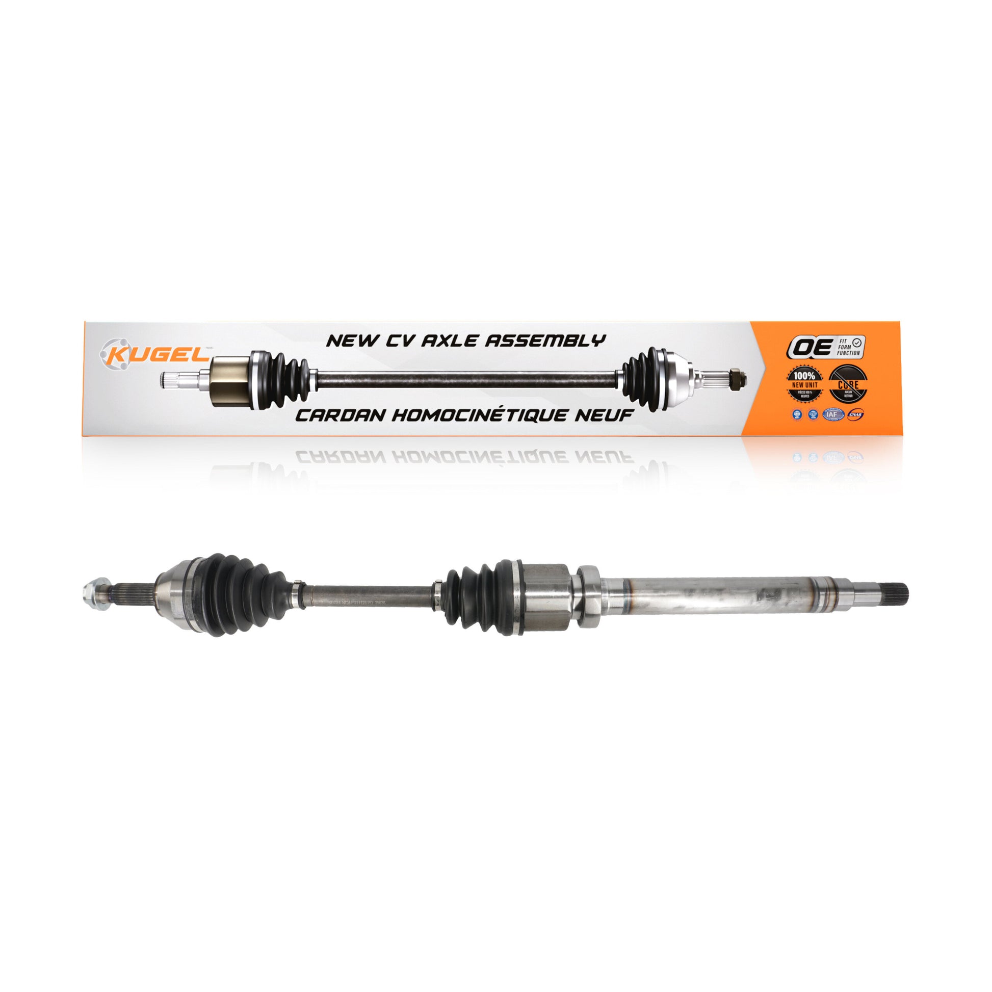Kugel NCV-FD11128 CV Axle Shaft for 2000-2011 Ford Focus - Front Right