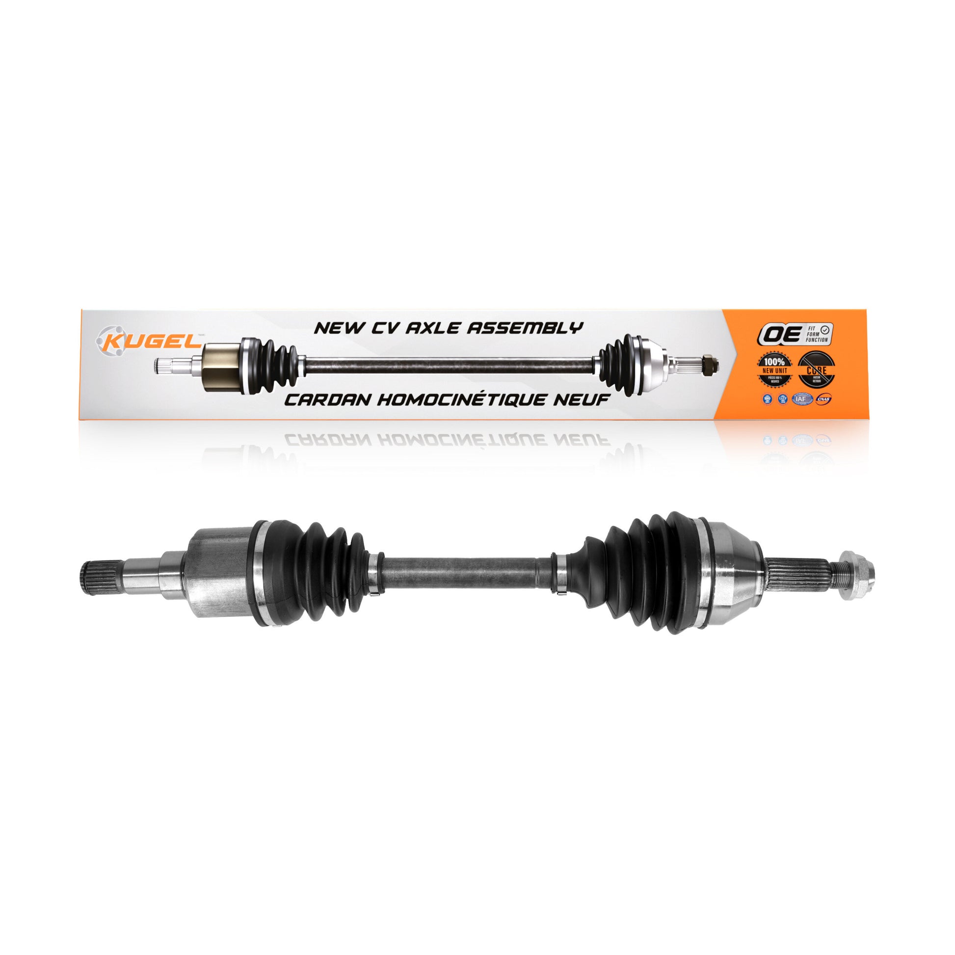 Kugel NCV-FD11129 CV Axle Shaft for 2000-2011 Ford Focus - Front Left