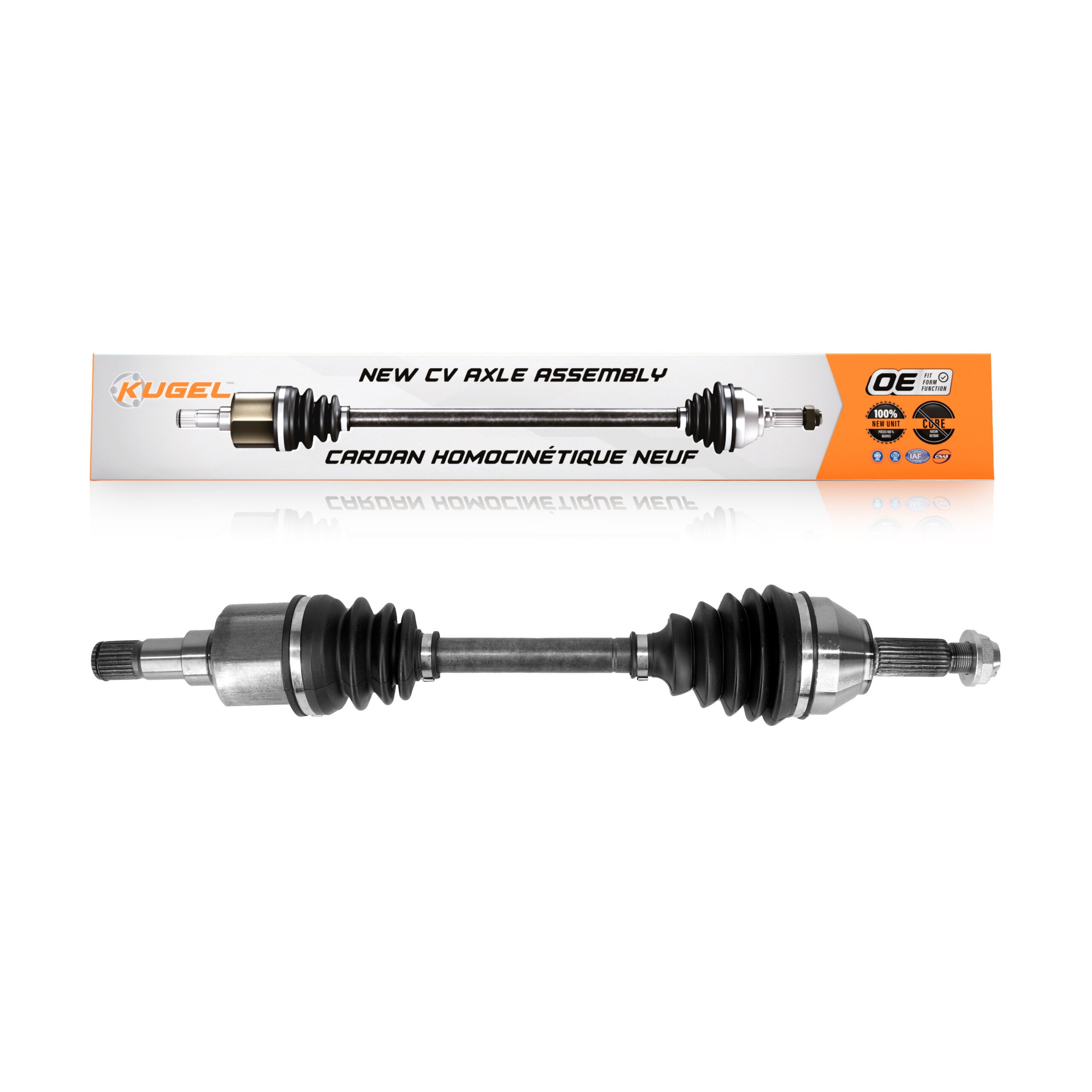 Kugel NCV-FD11129 CV Axle Shaft for 2000-2011 Ford Focus - Front Left