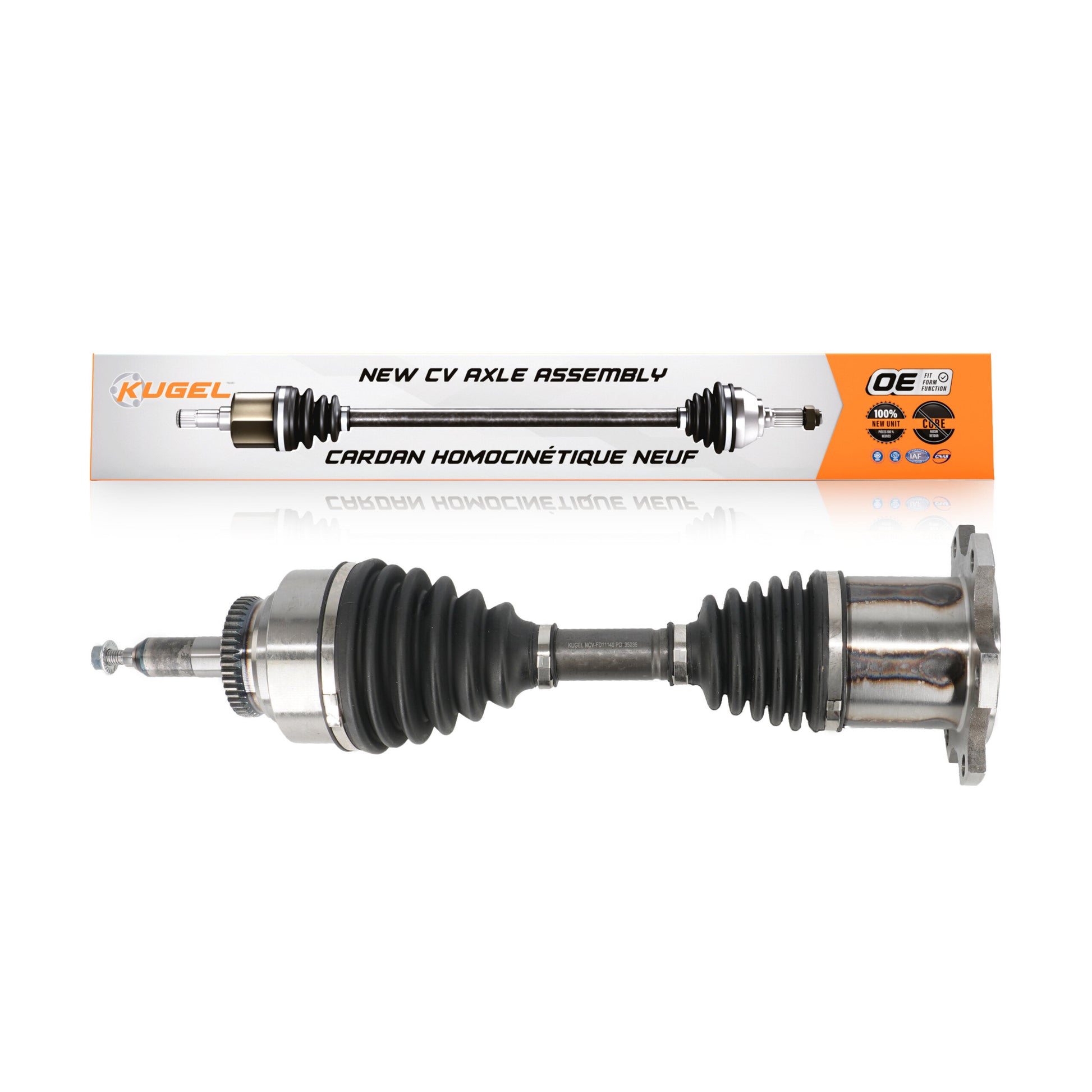Kugel NCV-FD11140 CV Axle Shaft for 2003-2008 Lincoln Mark LT, Ford F-150, Ford Expedition - Front Left, Front Right