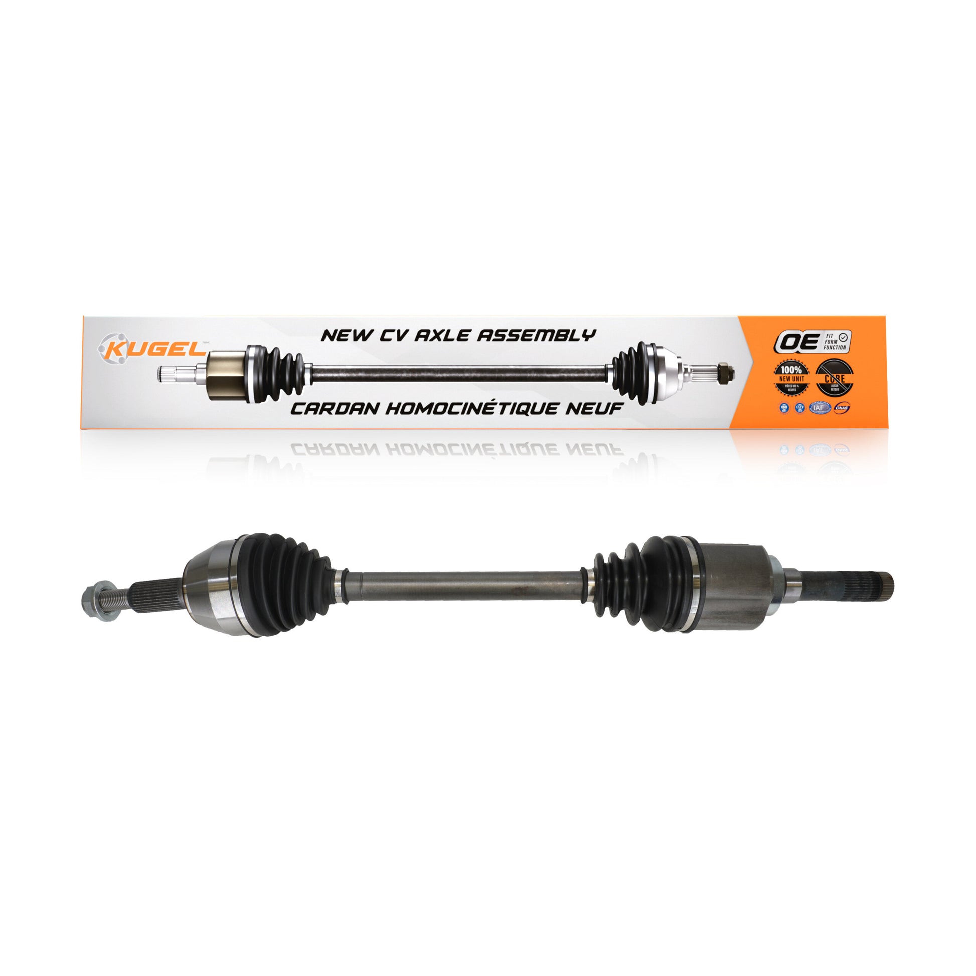 Kugel NCV-FD11157 CV Axle Shaft for 2003-2023 Ford Expedition, Lincoln Navigator - Rear Right