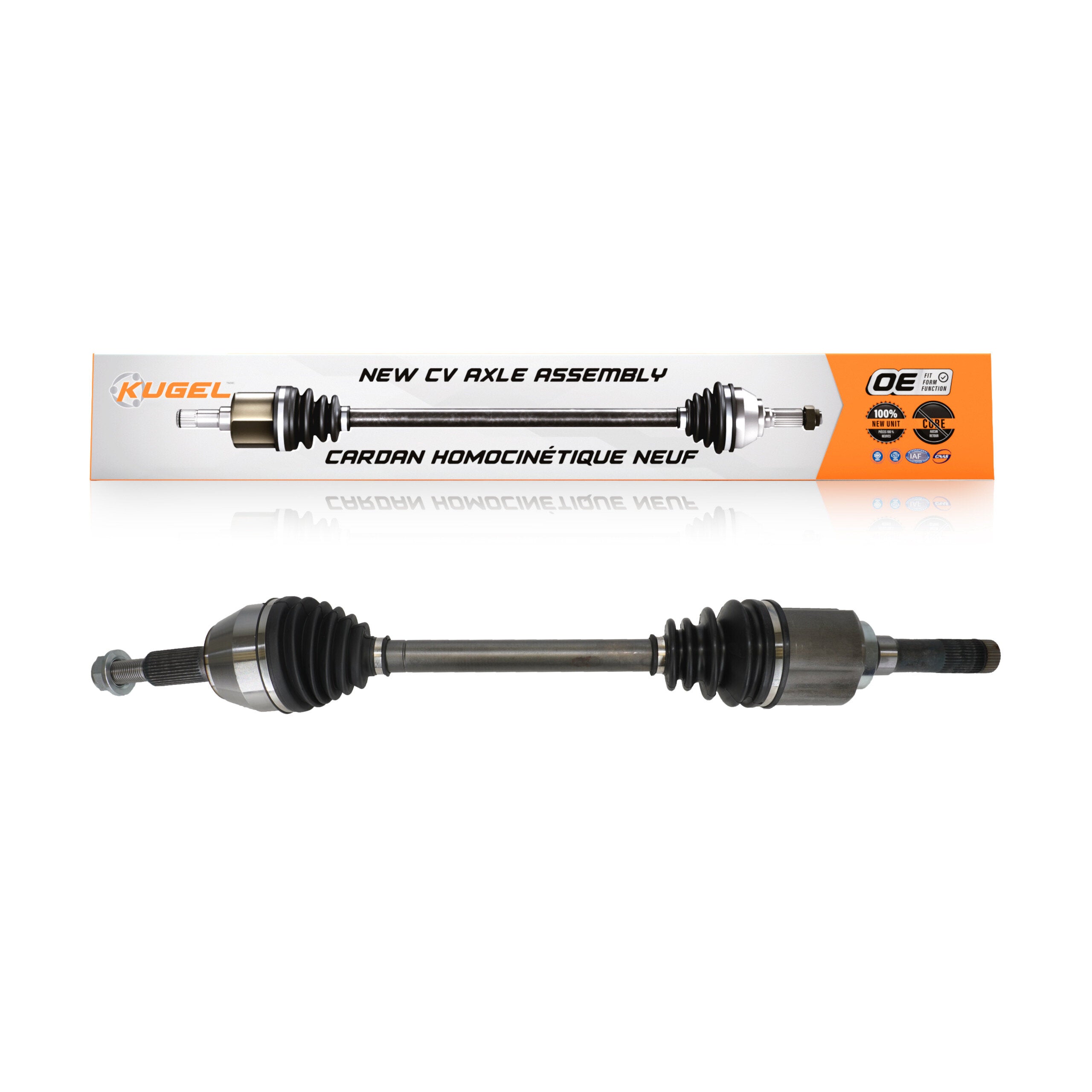 Kugel NCV-FD11157 CV Axle Shaft for 2003-2023 Ford Expedition, Lincoln Navigator - Rear Right