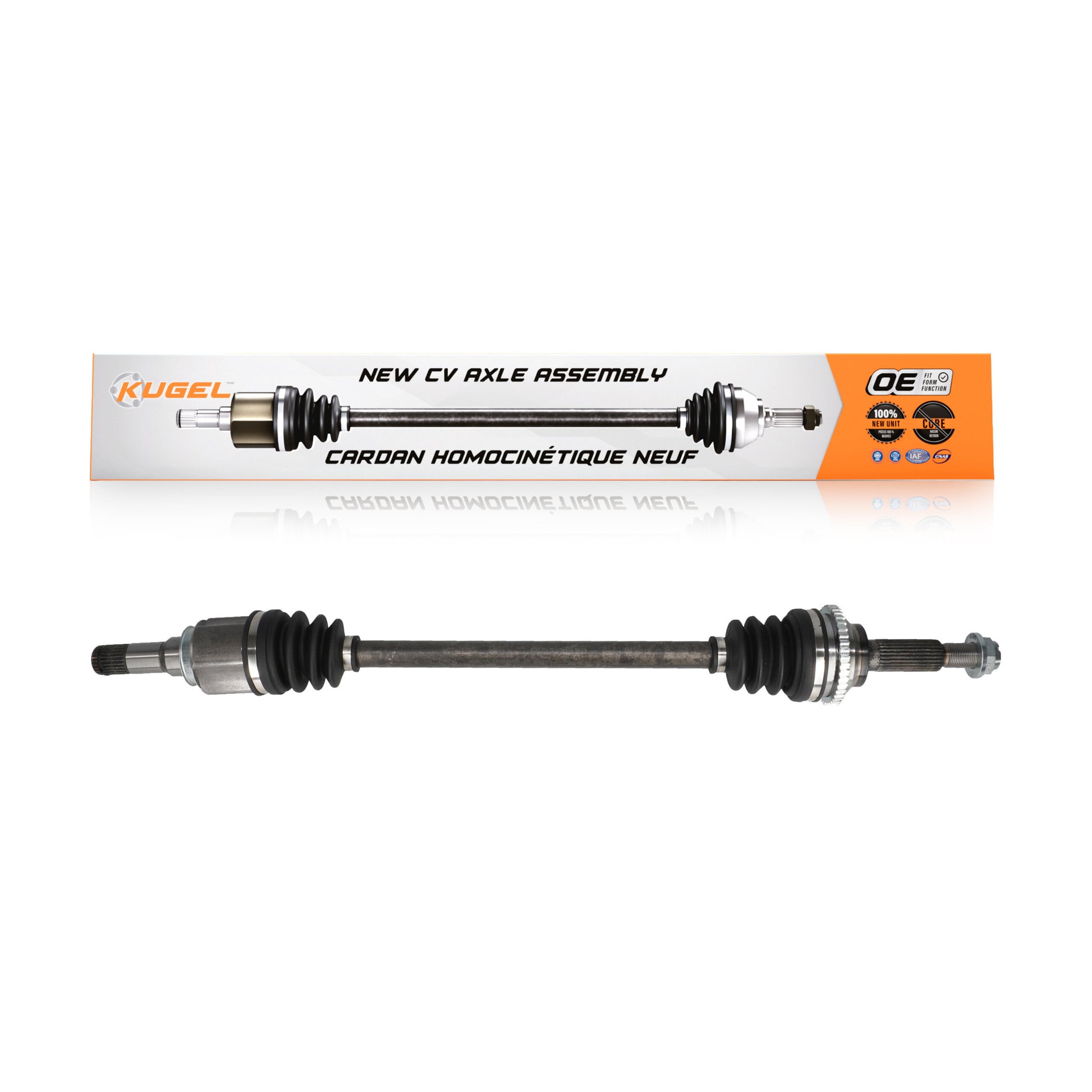 Kugel NCV-FD11162 CV Axle Shaft for 2008-2012 Mercury Mariner, Ford Escape, Mazda Tribute - Rear Left