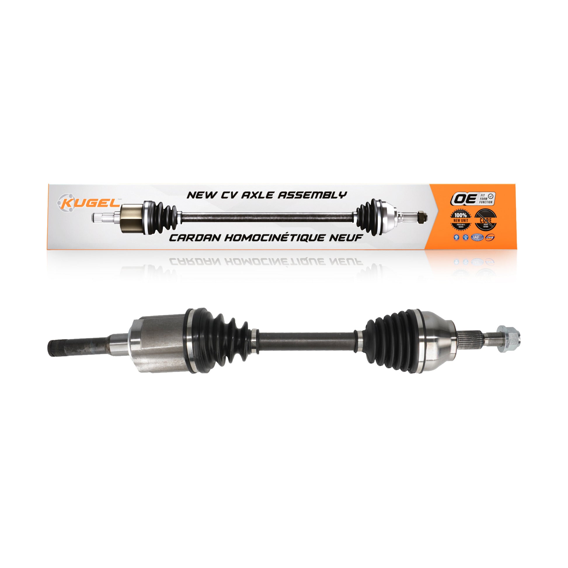 Kugel NCV-FD11164 CV Axle Shaft for 2013-2019 Ford Escape - Front Left