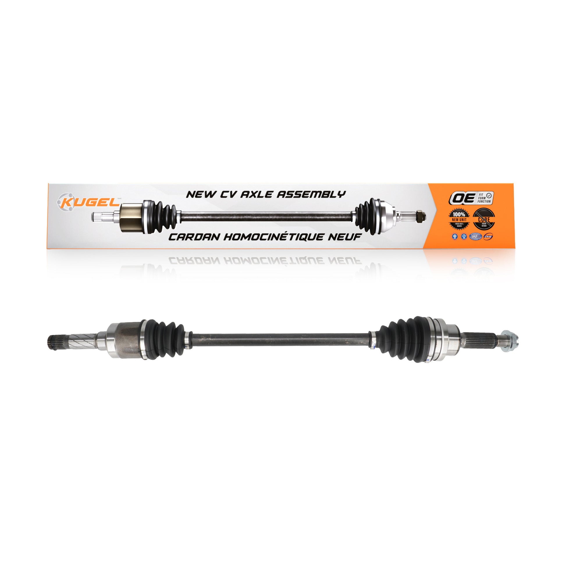 Kugel NCV-FD11168 CV Axle Shaft for 2013-2019 Ford Escape - Rear Right