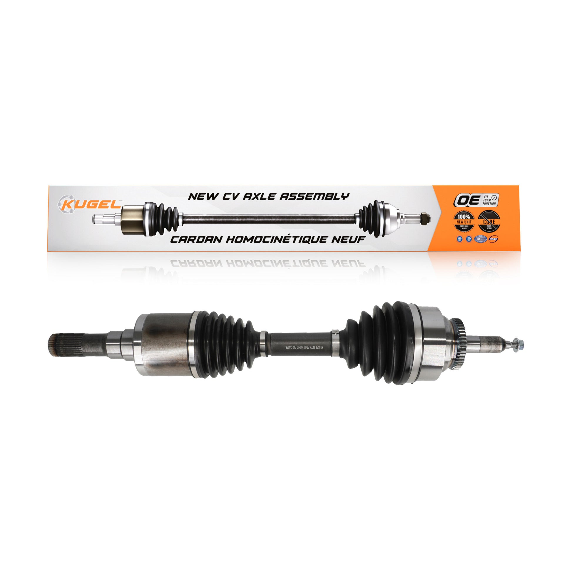 Kugel NCV-FD11169HD CV Axle Shaft for 2015-2021 Ford Expedition, Ford F-150, Lincoln Navigator - Front Left