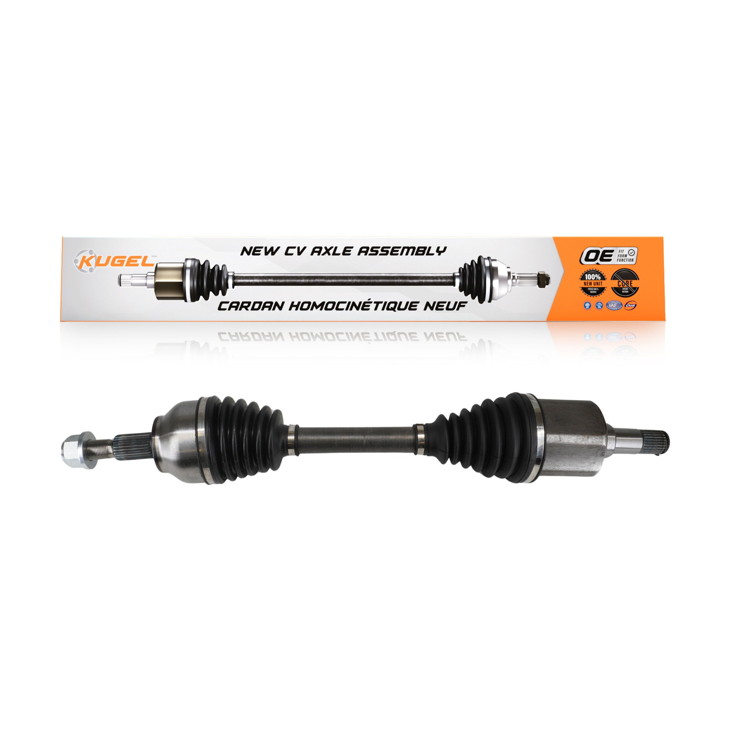 Kugel NCV-FD11184 CV Axle Shaft for 2012-2018 Ford Focus - Front Left