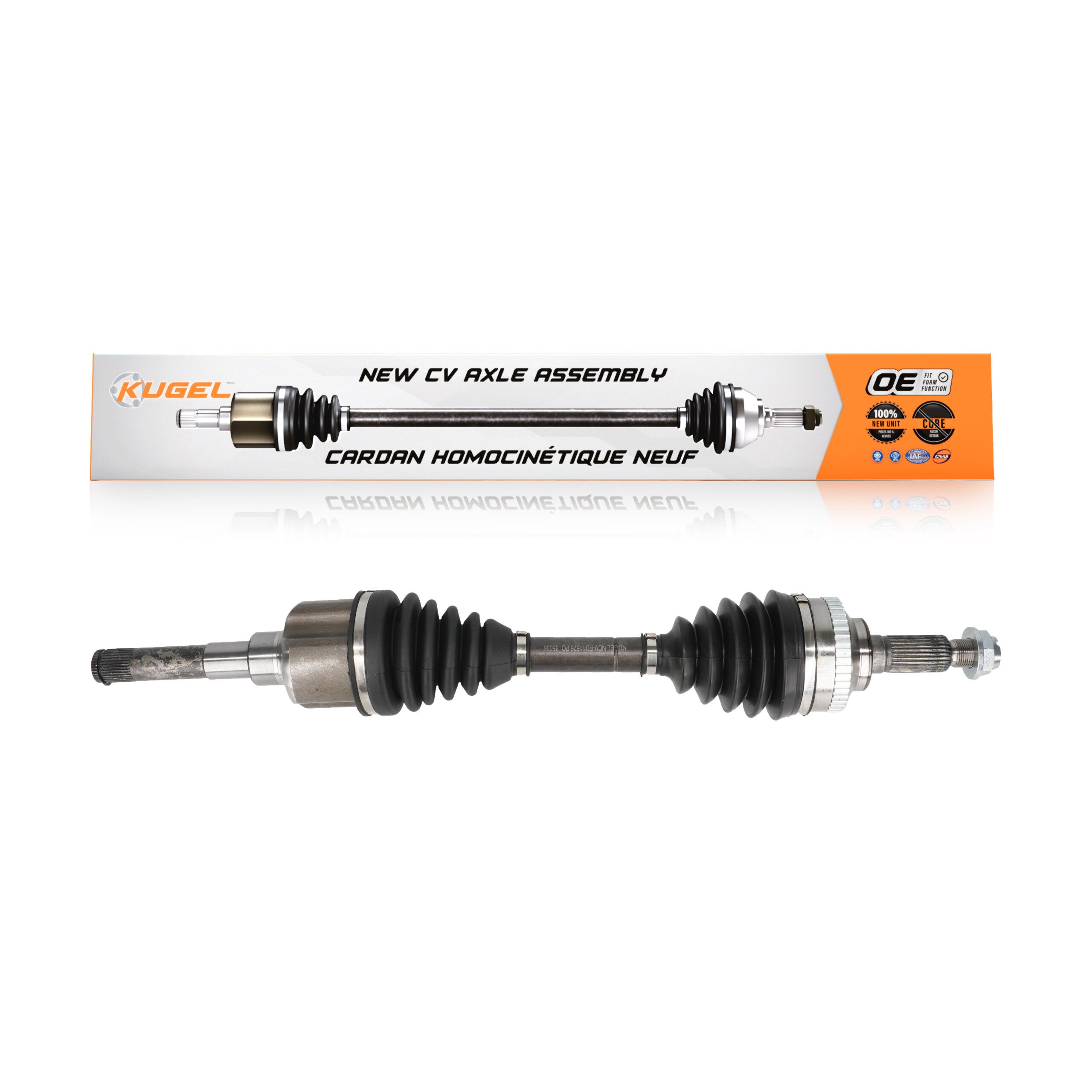 Kugel NCV-FD11576 CV Axle Shaft for 2001-2008 Mazda Tribute, Ford Escape, Mercury Mariner - Front Left