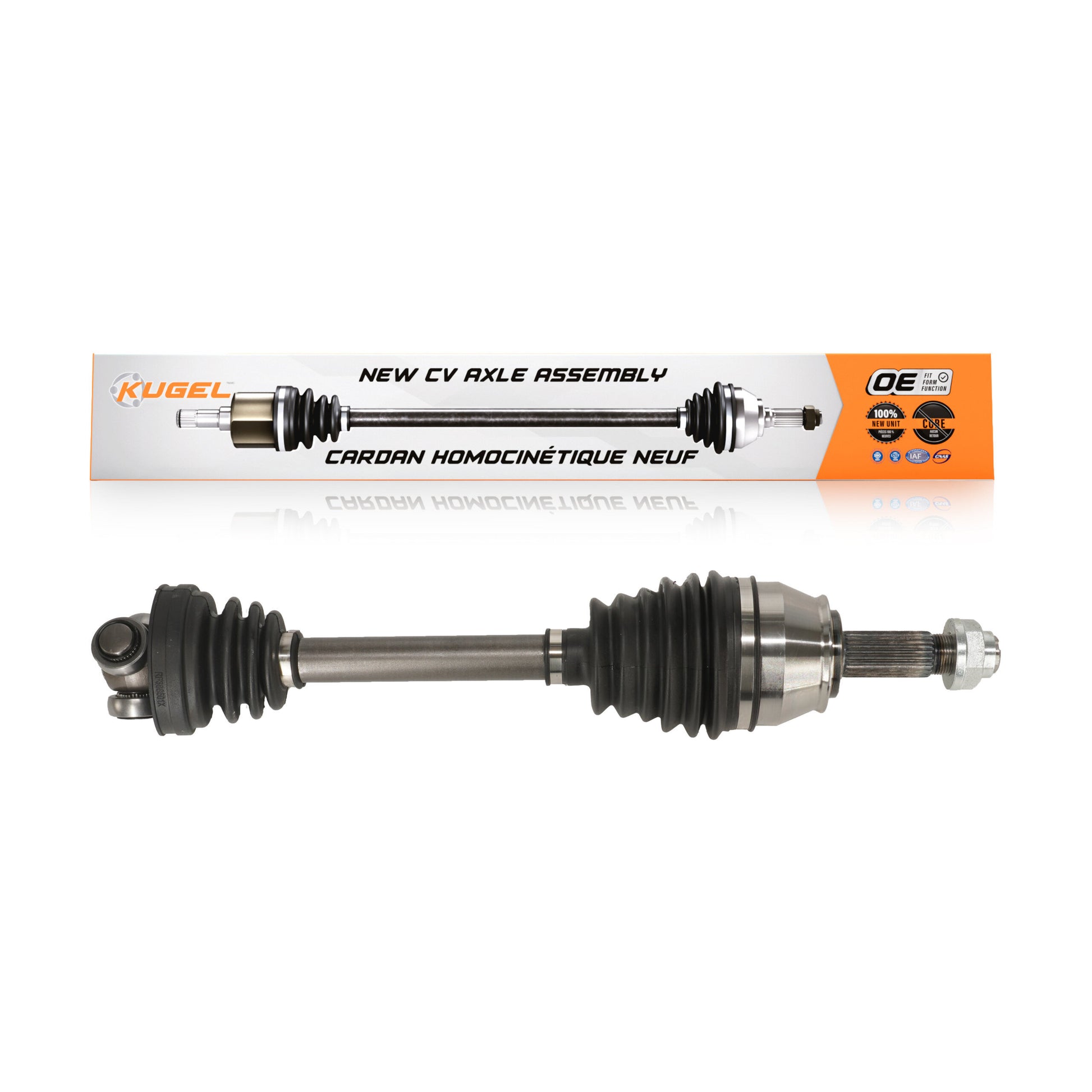 Kugel NCV-FI76005 CV Axle Shaft for 2012-2017 Fiat 500 - Front Left