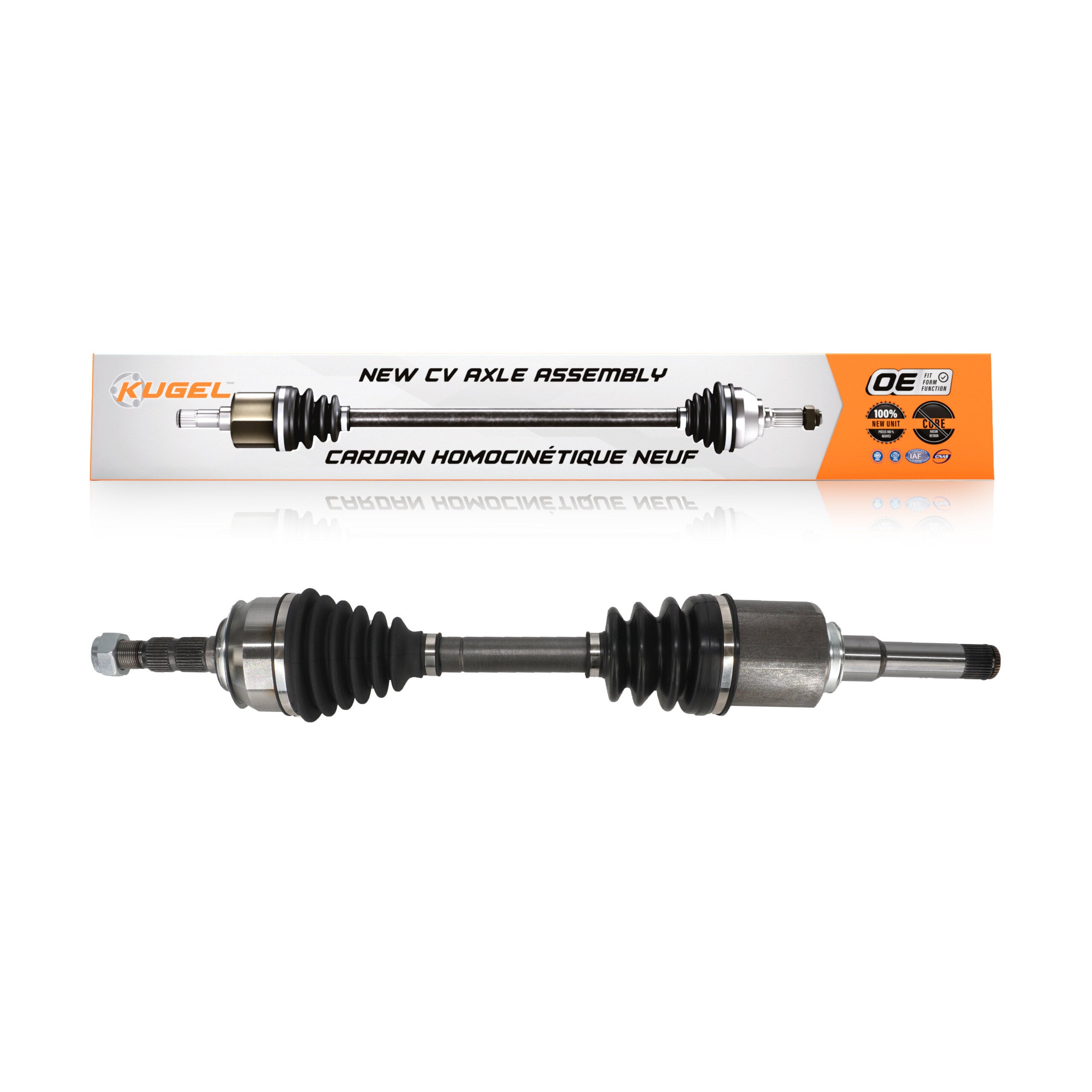 Kugel NCV-GM10018 CV Axle Shaft for 2011-2016 Chevrolet Cruze, Chevrolet Cruze Limited - Front Left