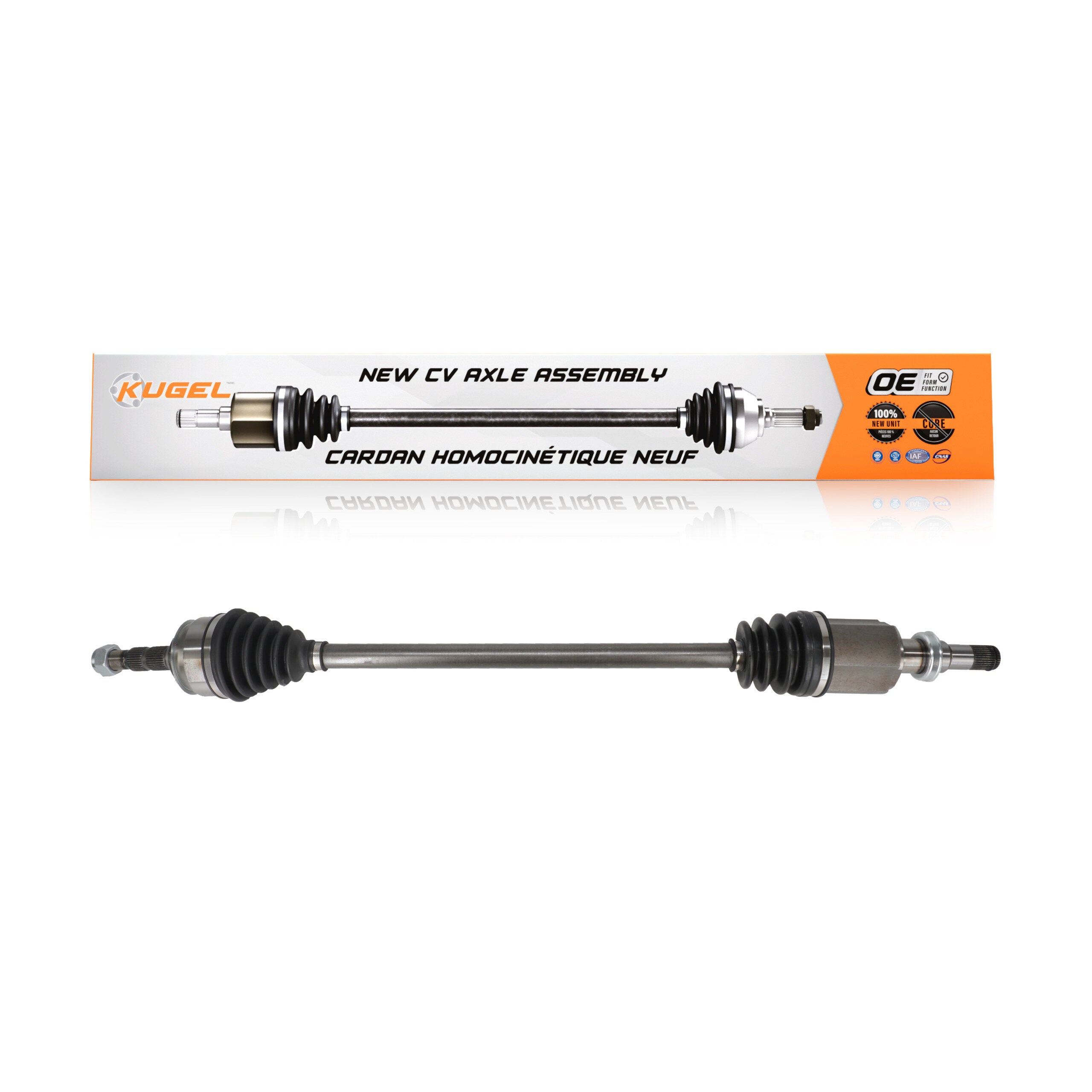 Kugel NCV-GM10019 CV Axle Shaft for 2011-2015 Chevrolet Cruze - Front Right