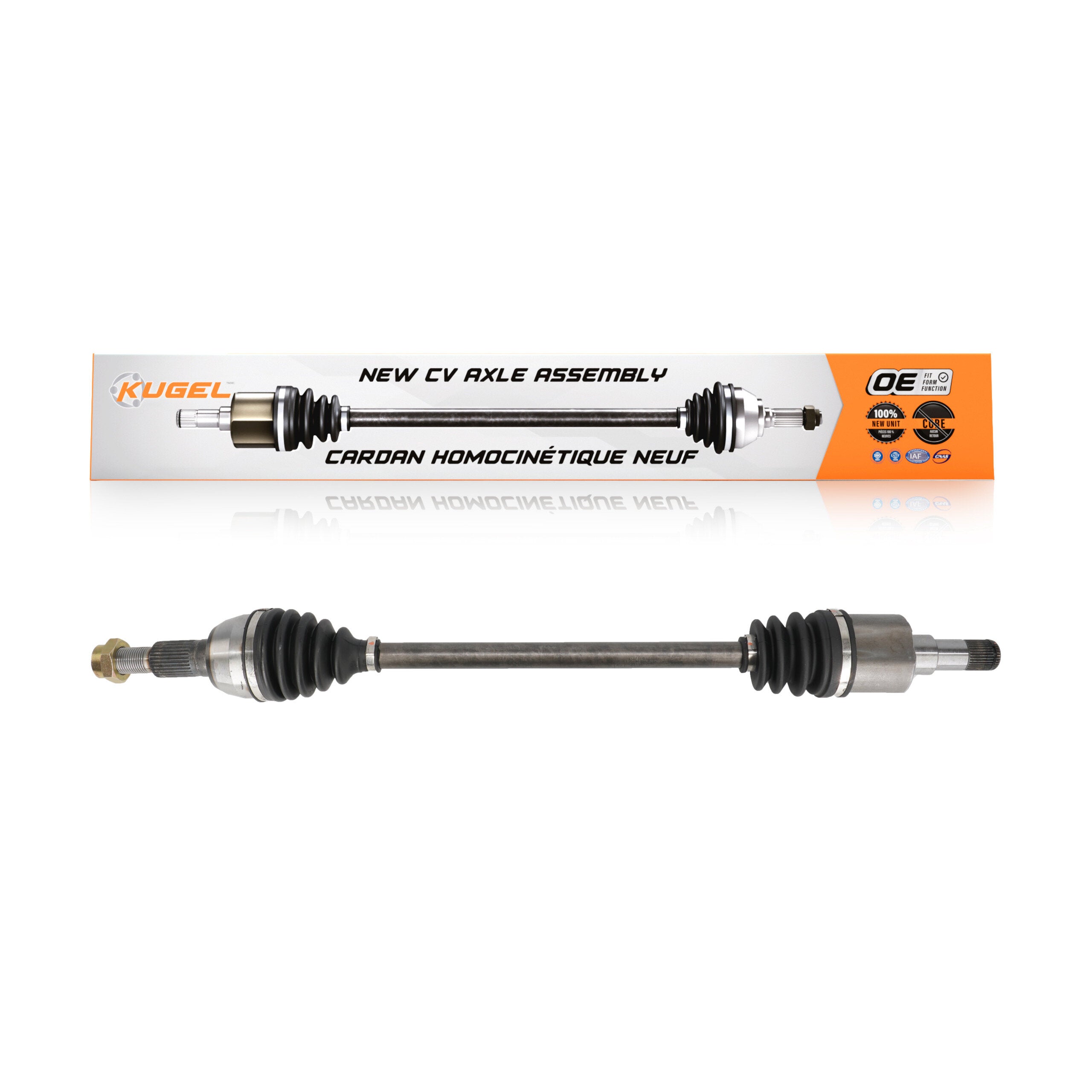 Kugel NCV-GM10072 CV Axle Shaft for 2010-2017 Chevrolet Equinox, GMC Terrain - Rear Left
