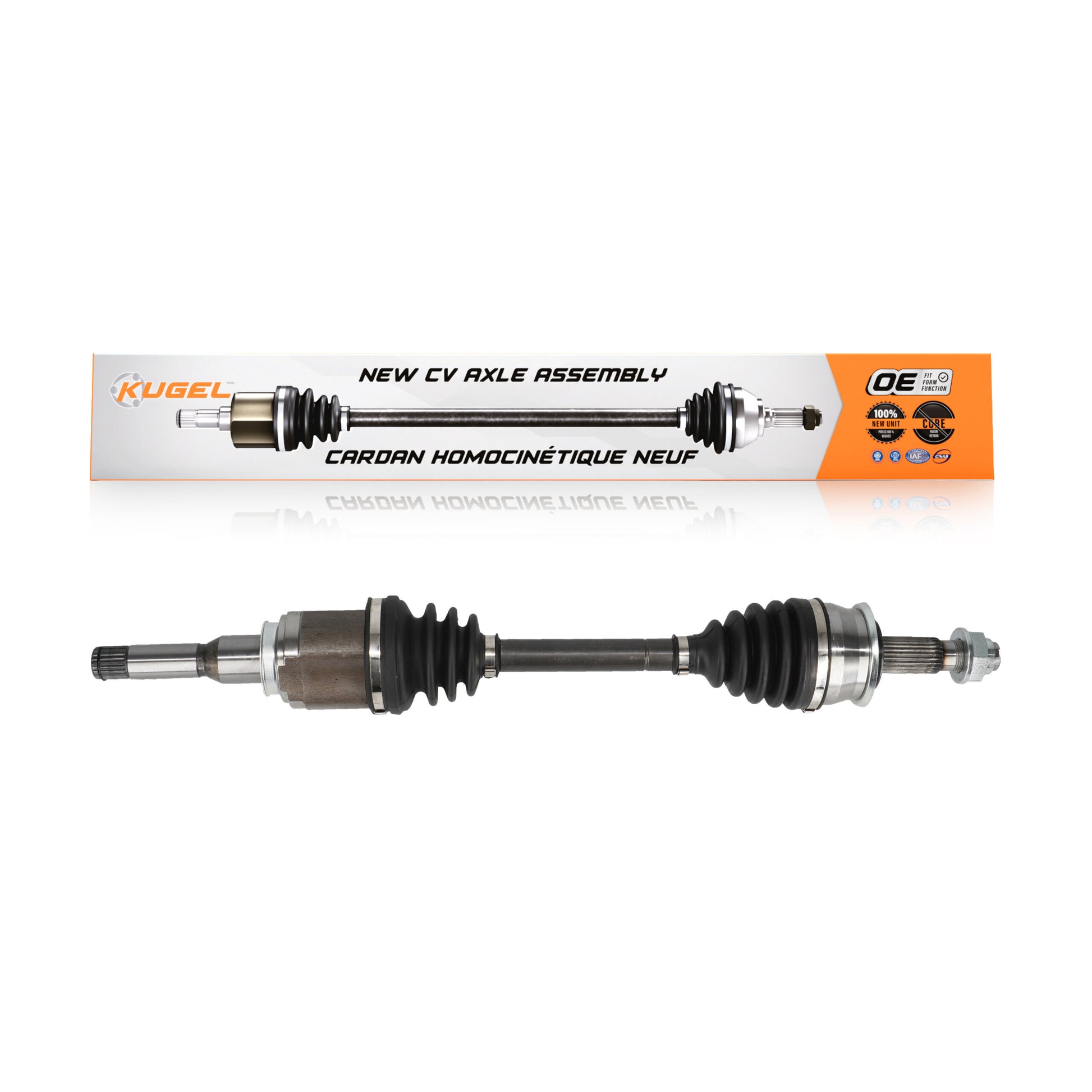 Kugel NCV-GM10098 CV Axle Shaft for 2012-2018 Chevrolet Sonic - Front Left