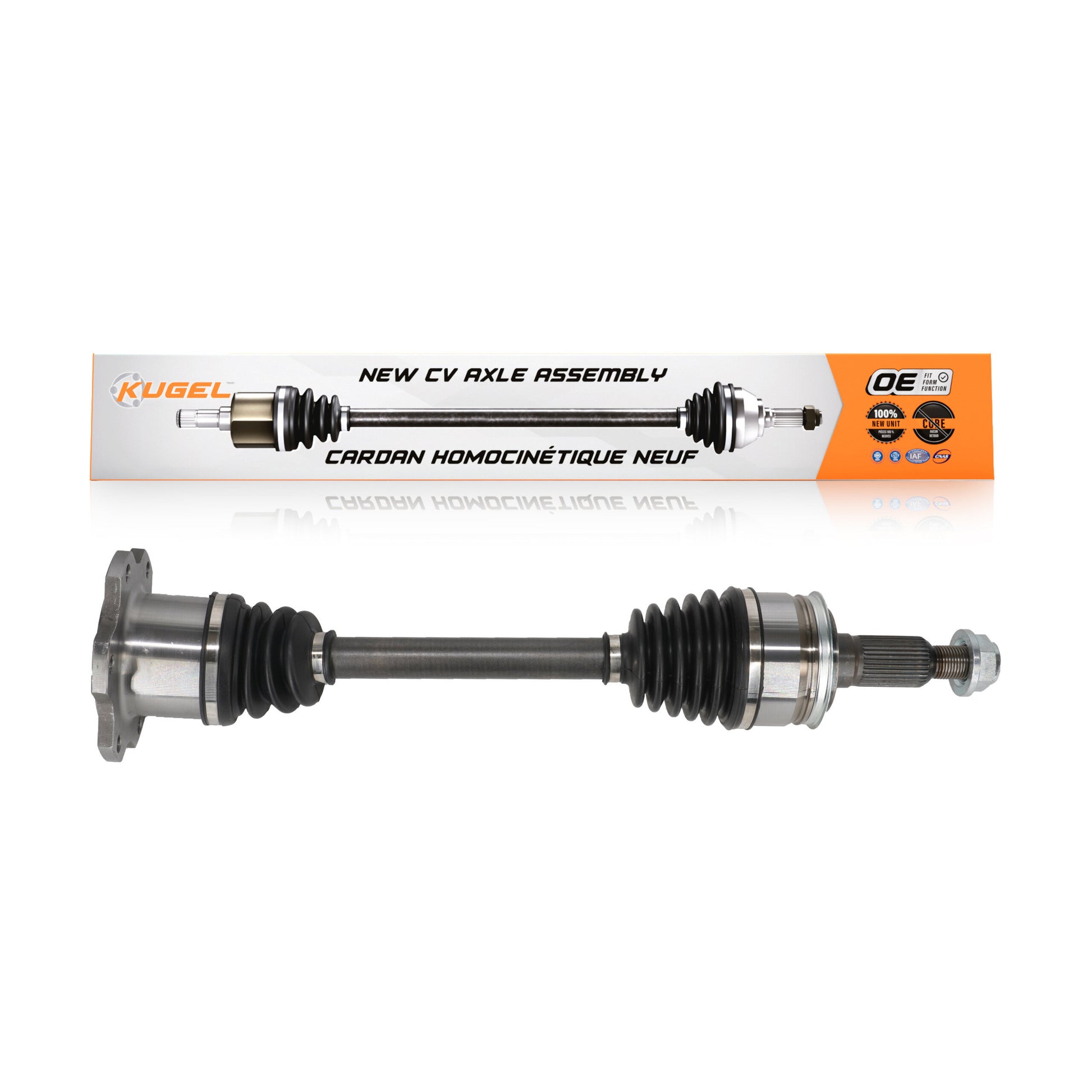 Kugel NCV-GM10143HD CV Axle Shaft for 2014-2020 Cadillac Escalade, Cadillac Escalade ESV, Chevrolet Suburban - Front Right, Front Left