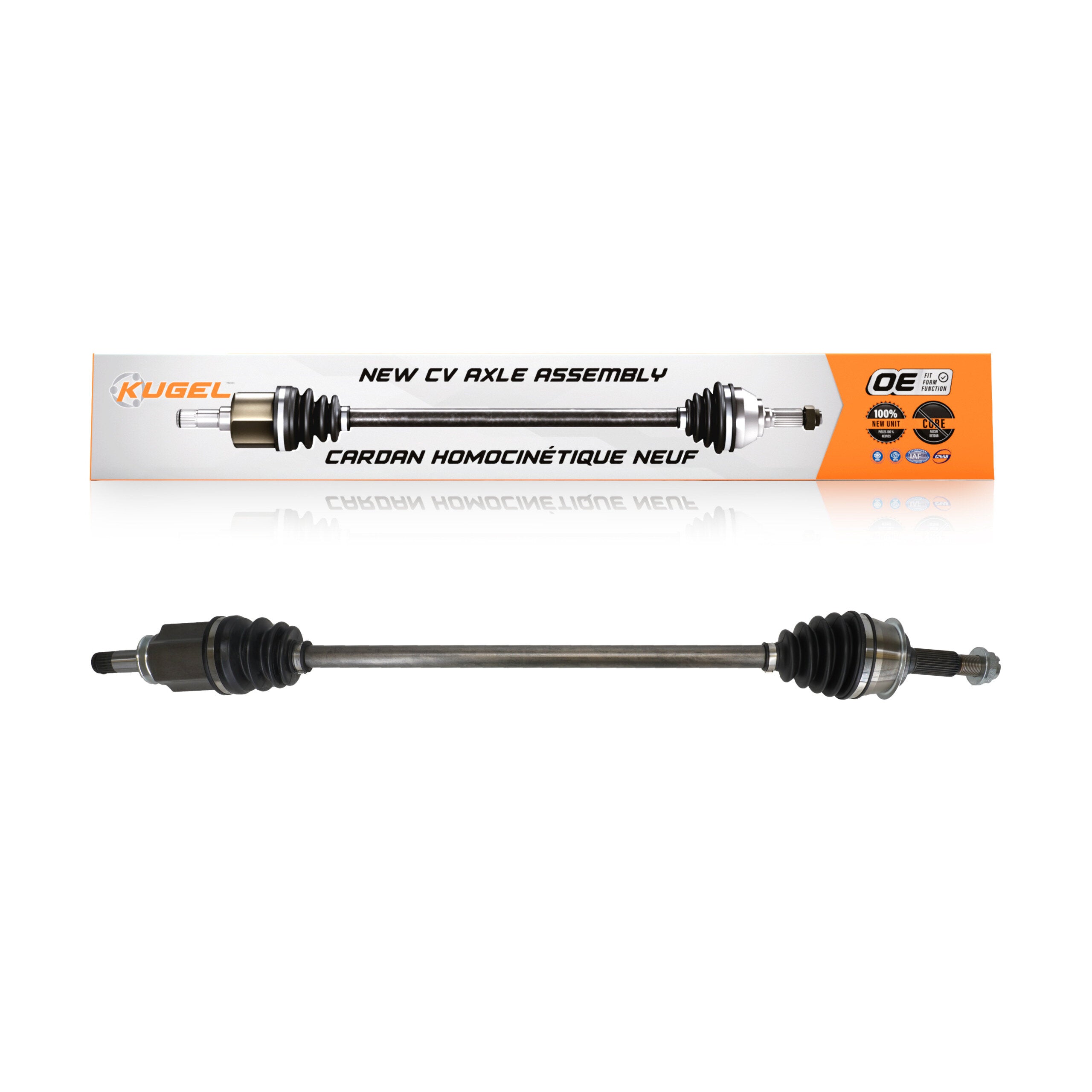 Kugel NCV-GM10152 CV Axle Shaft for 2016-2019 Chevrolet Cruze - Front Right