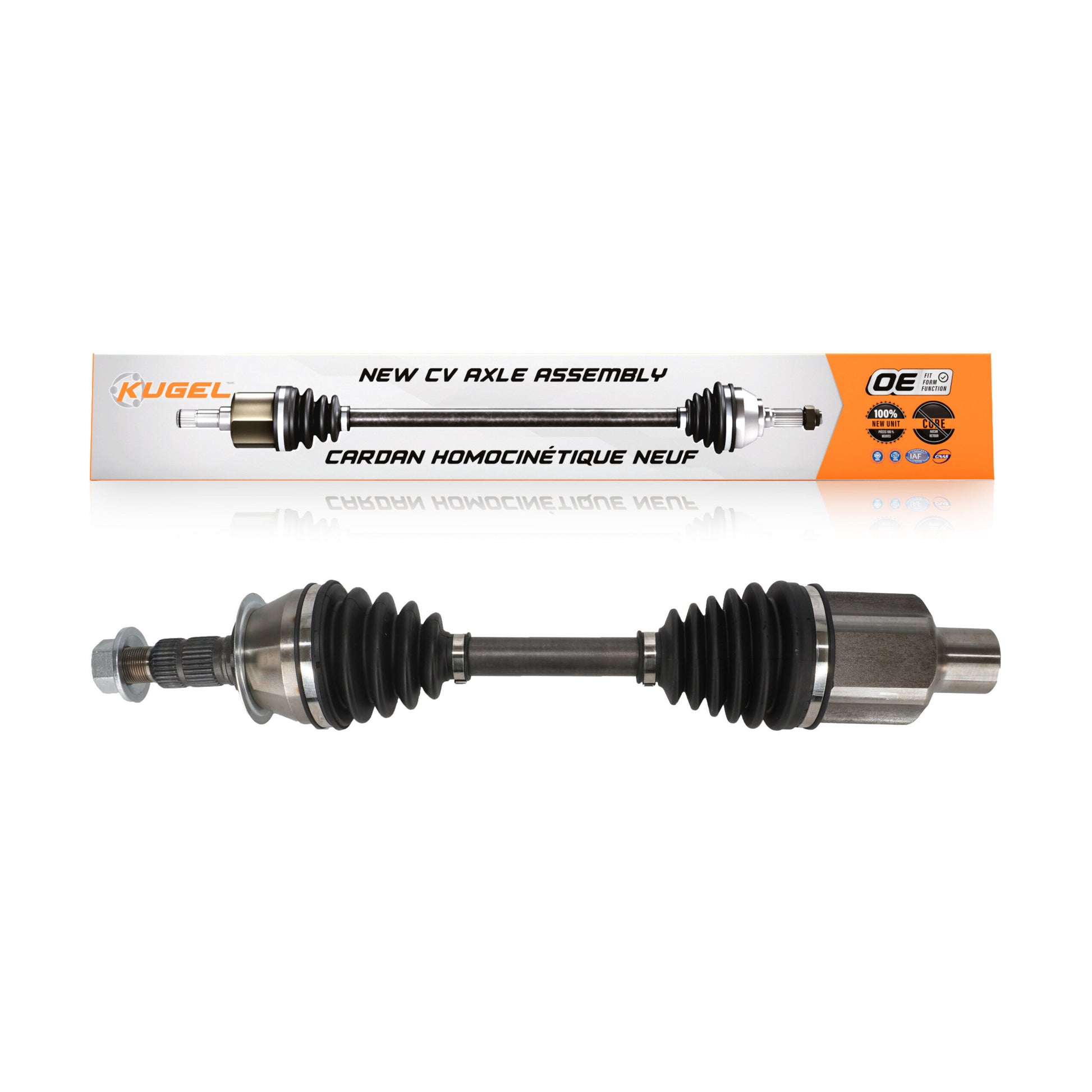 Kugel NCV-GM10164 CV Axle Shaft for 2018-2023 Chevrolet Equinox - Front Right