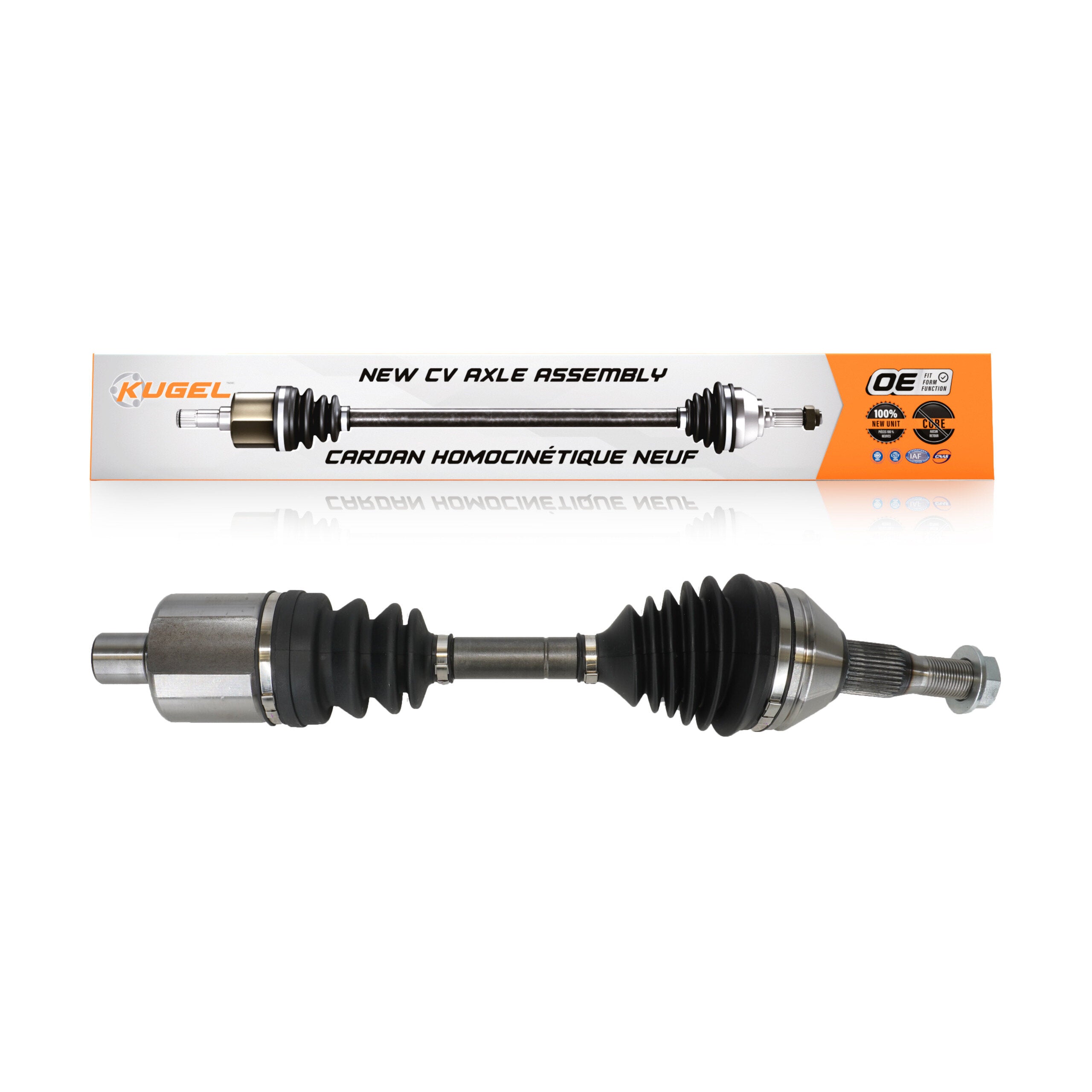 Kugel NCV-GM10238 CV Axle Shaft for 2000-2011 Buick Lucerne, Buick Rendezvous, Pontiac Montana - Front Left