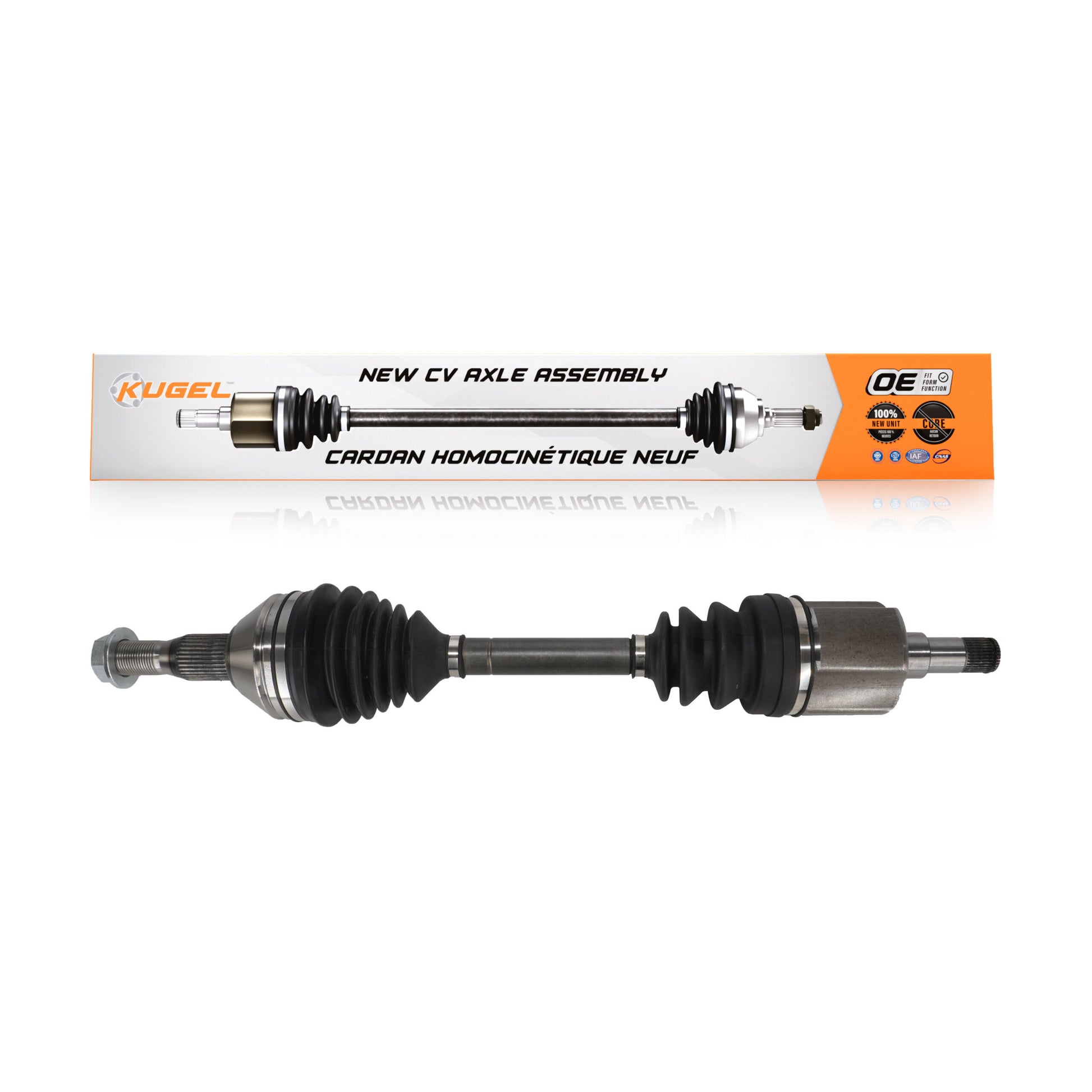 Kugel NCV-GM10243 CV Axle Shaft for 2001-2009 Pontiac Montana, Saturn Relay, Buick Terraza - Front Right