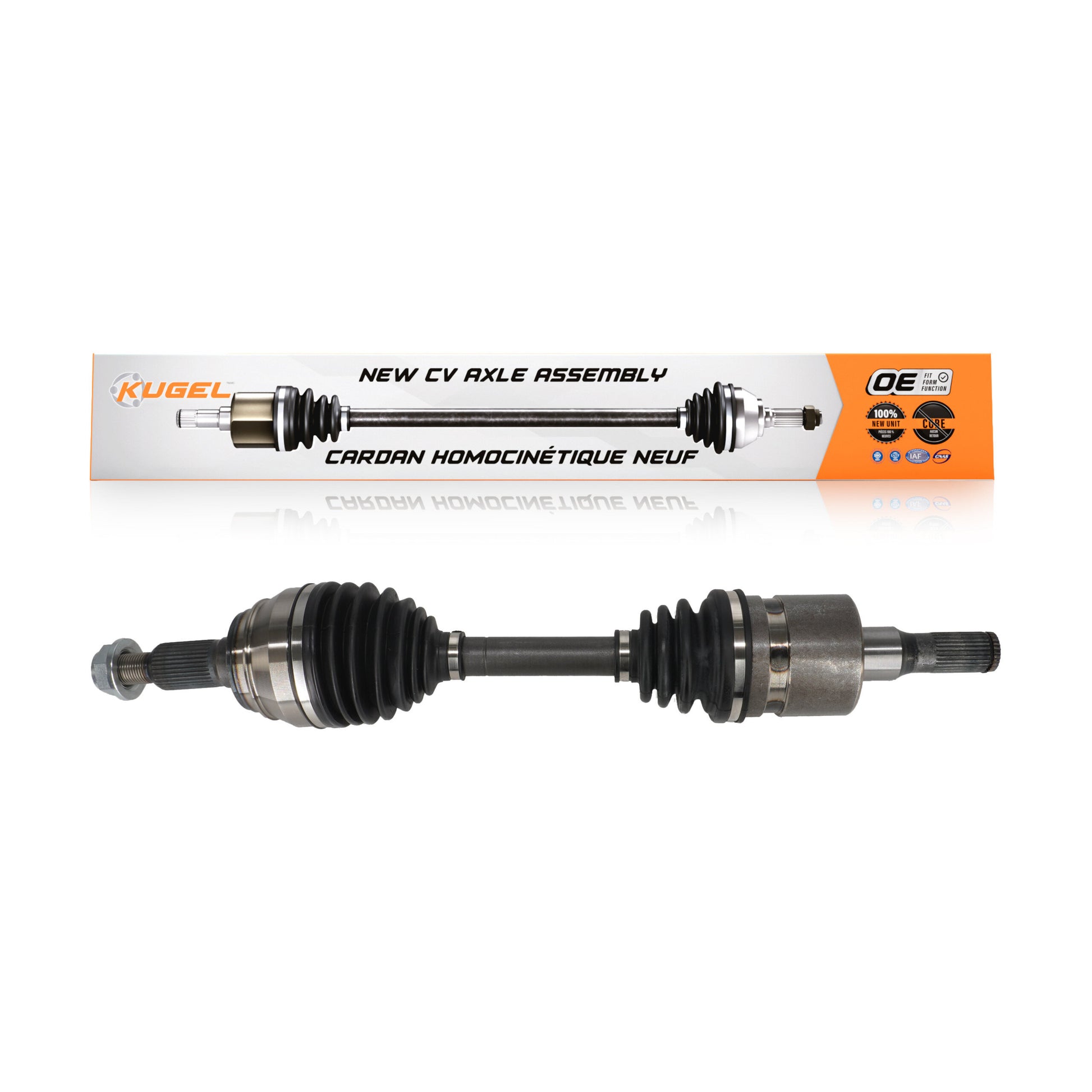 Kugel NCV-GM10244 CV Axle Shaft for 2006-2010 Hummer H3T, Hummer H3 - Front Left