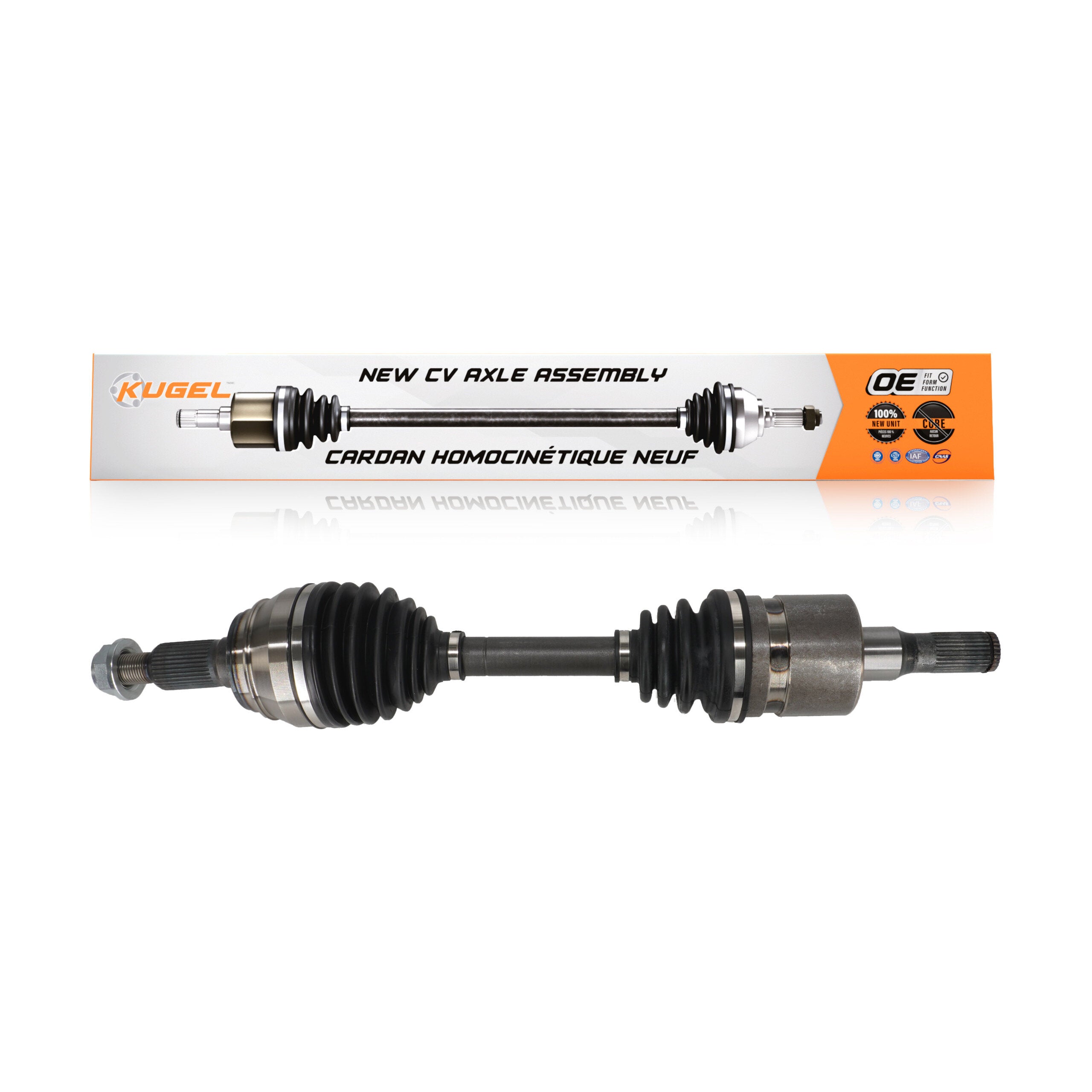 Kugel NCV-GM10244 CV Axle Shaft for 2006-2010 Hummer H3T, Hummer H3 - Front Left