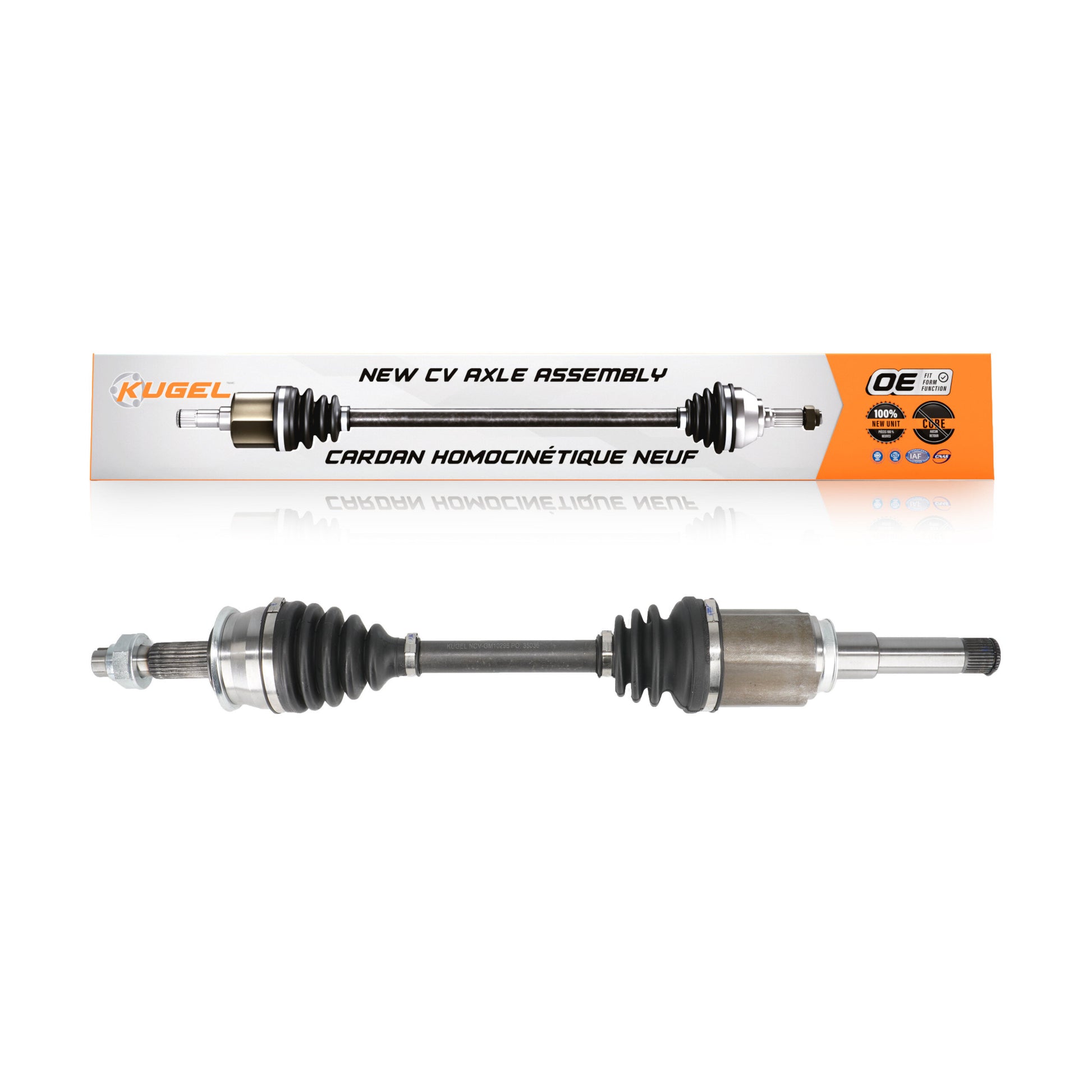 Kugel NCV-GM10298 CV Axle Shaft for 2013-2020 Chevrolet Sonic - Front Left