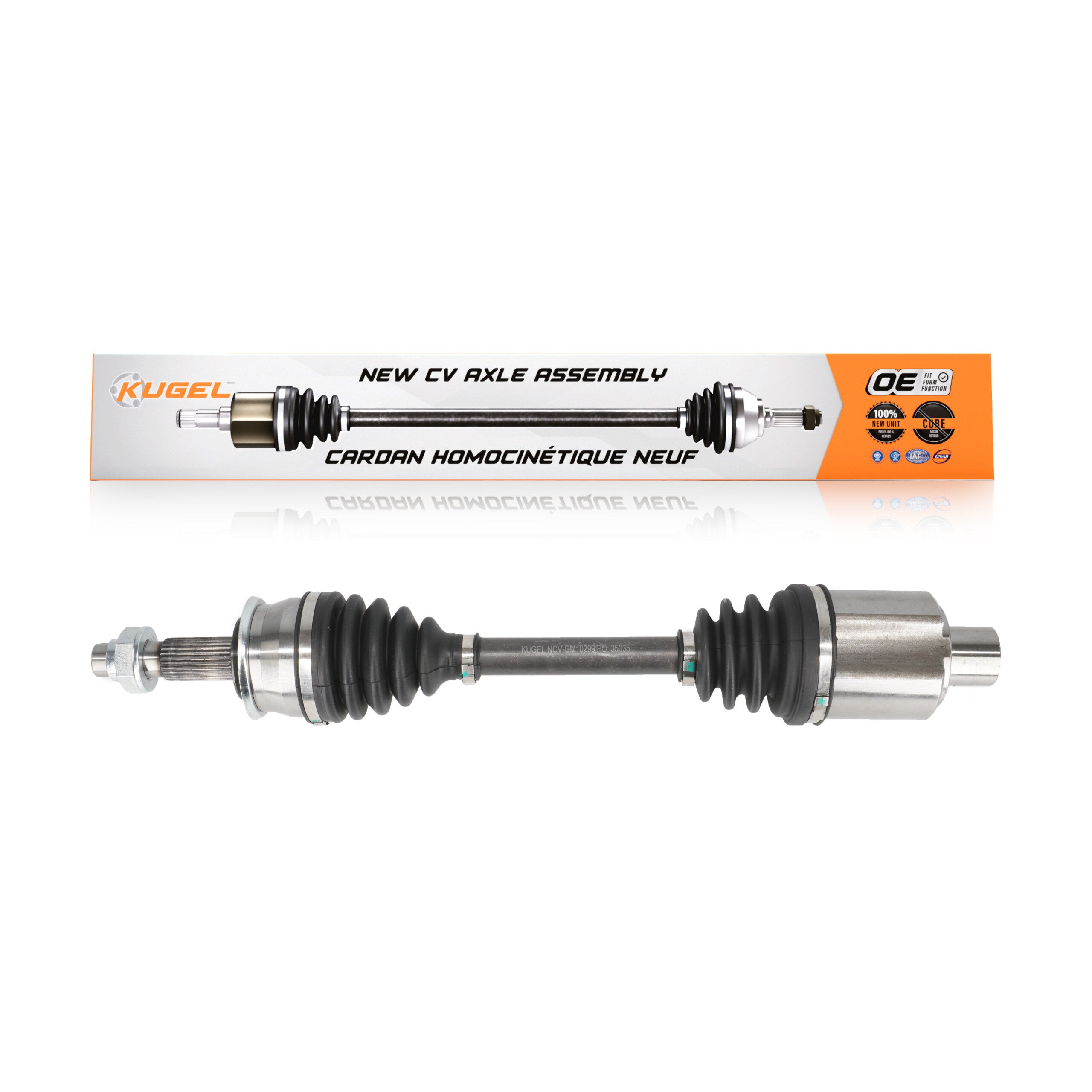 Kugel NCV-GM10299 CV Axle Shaft for 2012-2020 Chevrolet Sonic - Front Right