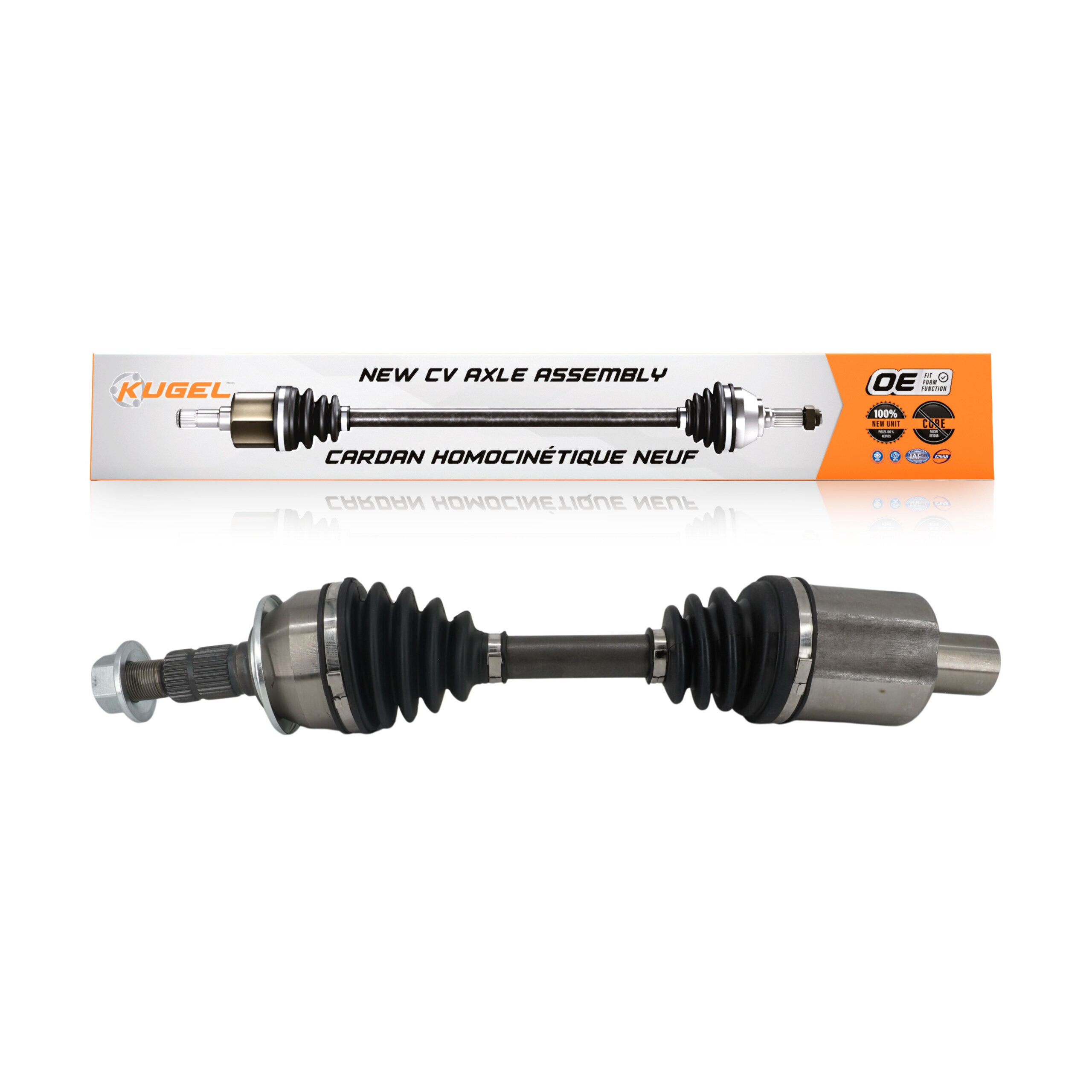 Kugel NCV-GM10311 CV Axle Shaft for 2011-2015 Chevrolet Volt - Front Right