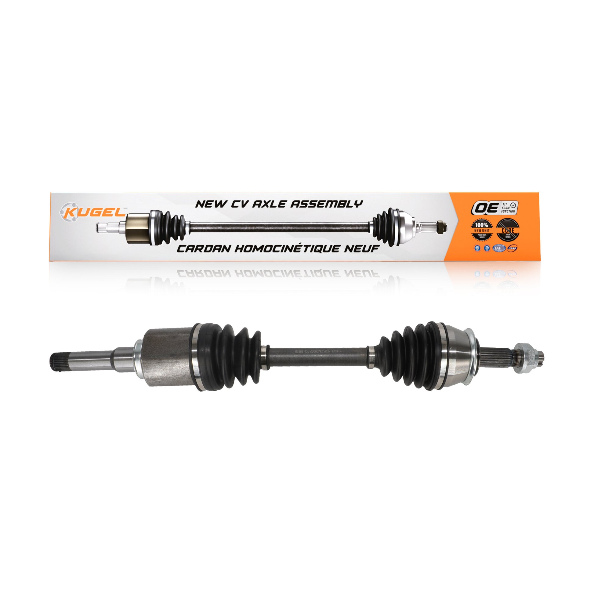 Kugel NCV-GM25002 CV Axle Shaft for 2013-2021 Chevrolet Trax, Buick Encore - Front Left