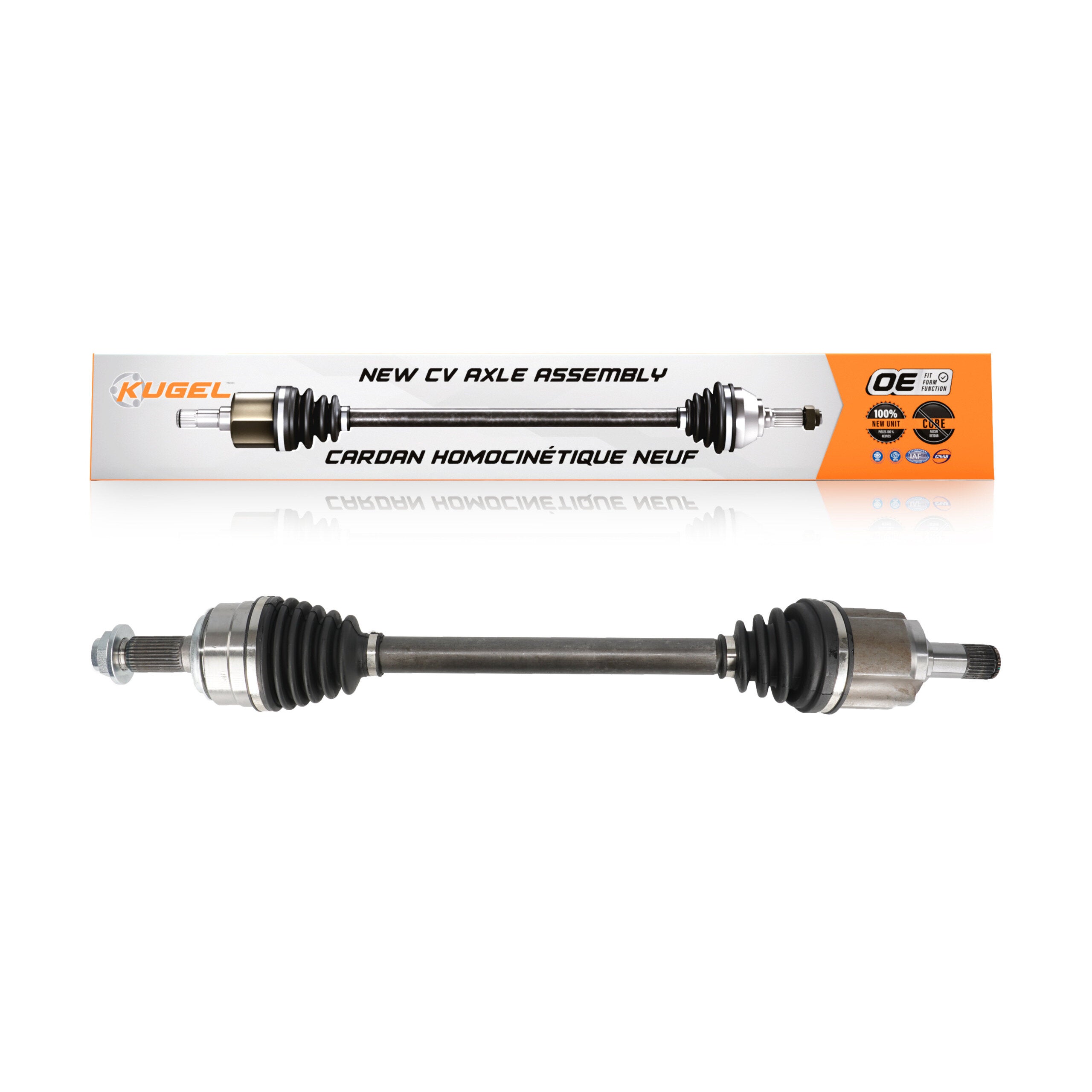 Kugel NCV-HO10048 CV Axle Shaft for 2011-2013 Honda Odyssey - Front Left