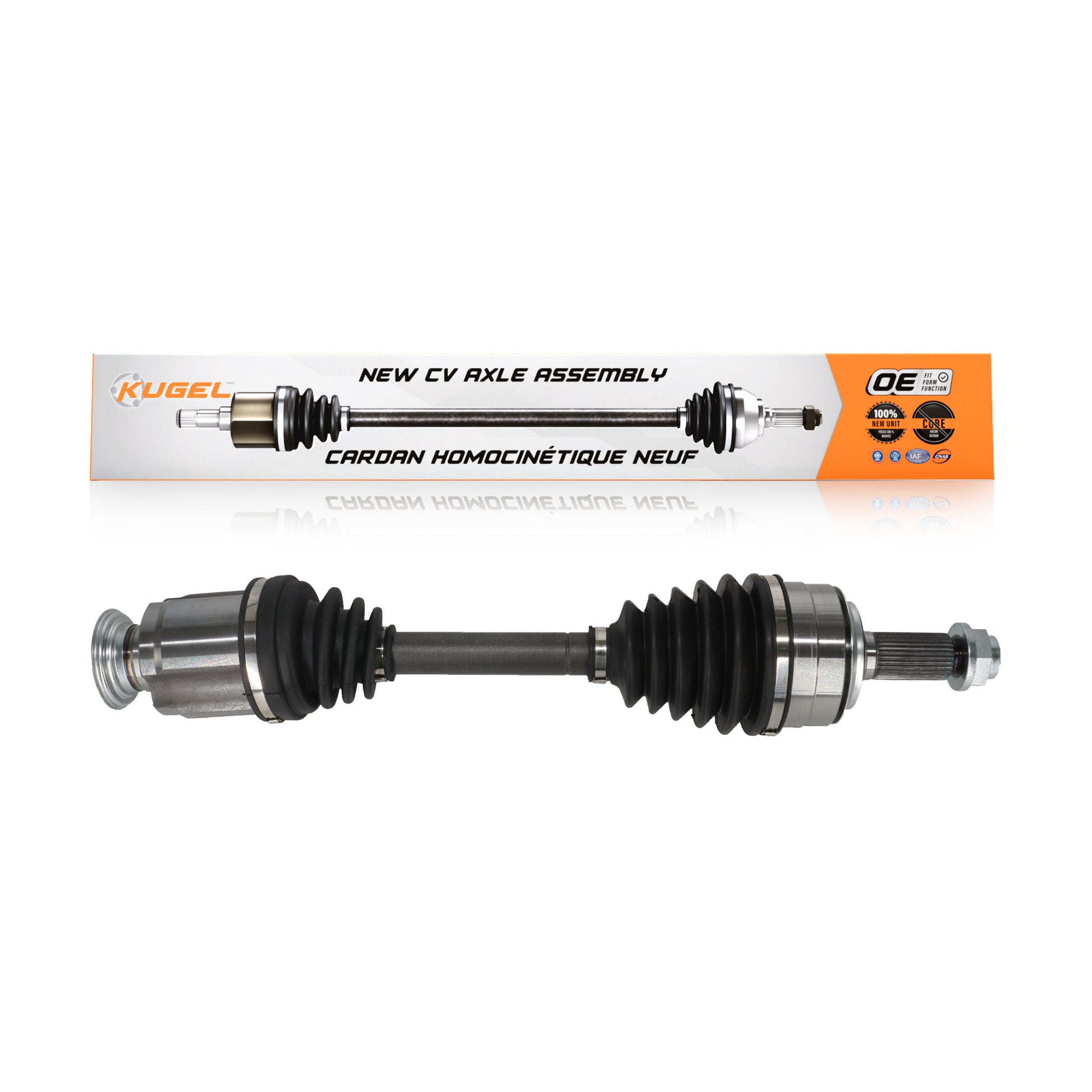 Kugel NCV-HO21001 CV Axle Shaft for 2007-2012 Acura RDX - Front Right