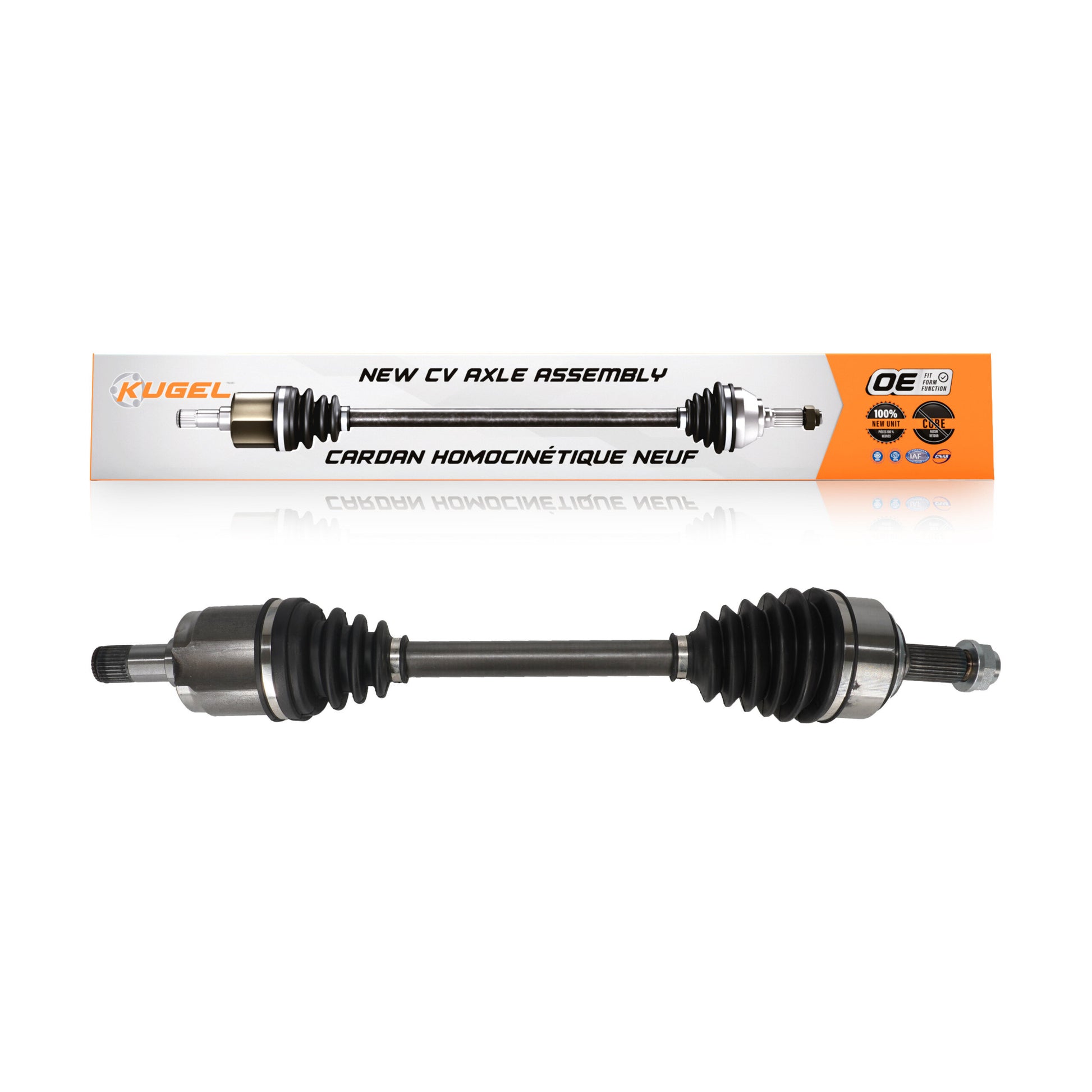 Kugel NCV-HO21024 CV Axle Shaft for 2007-2008 Acura TL - Front Left