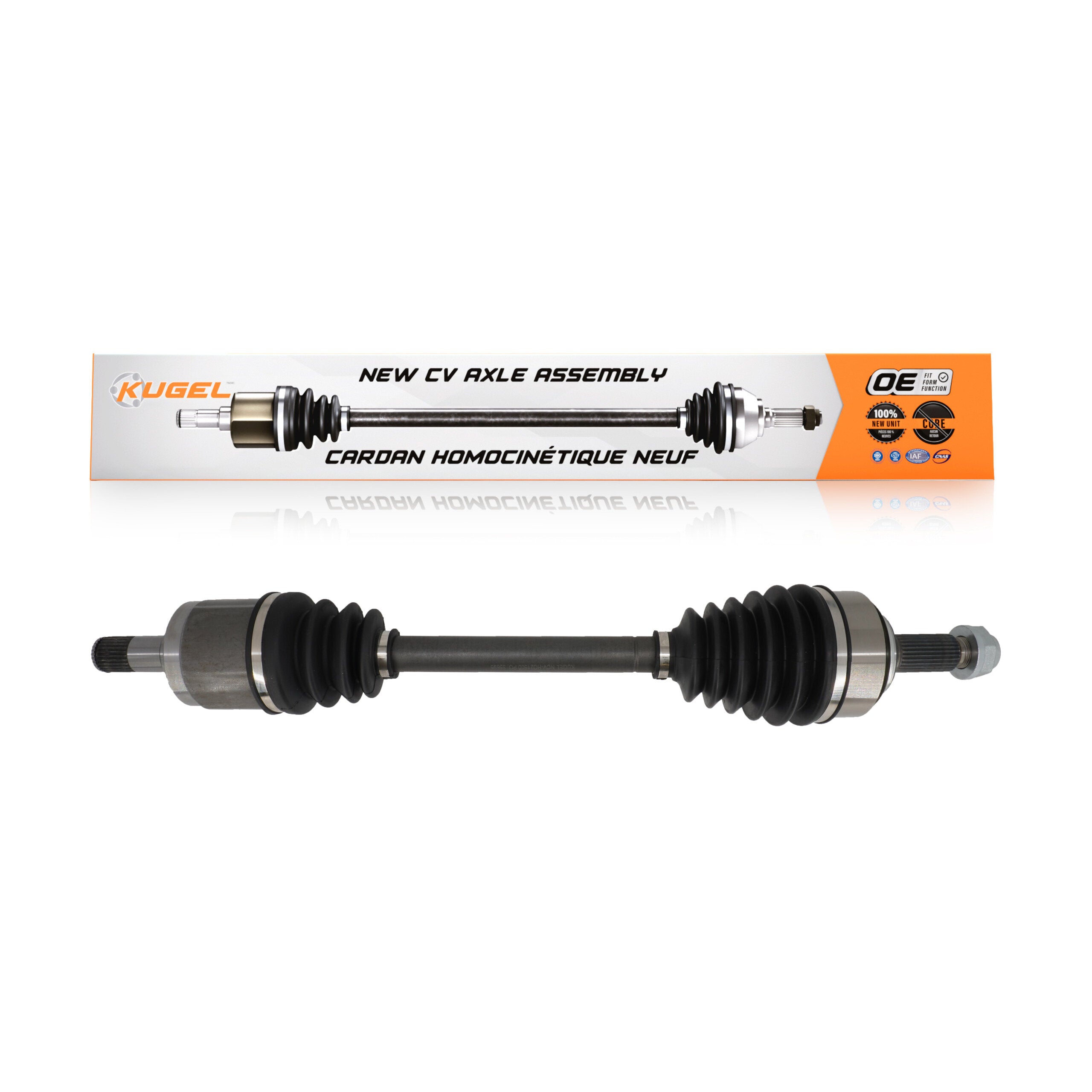 Kugel NCV-HO21500 CV Axle Shaft for 2004-2008 Acura TSX - Front Left