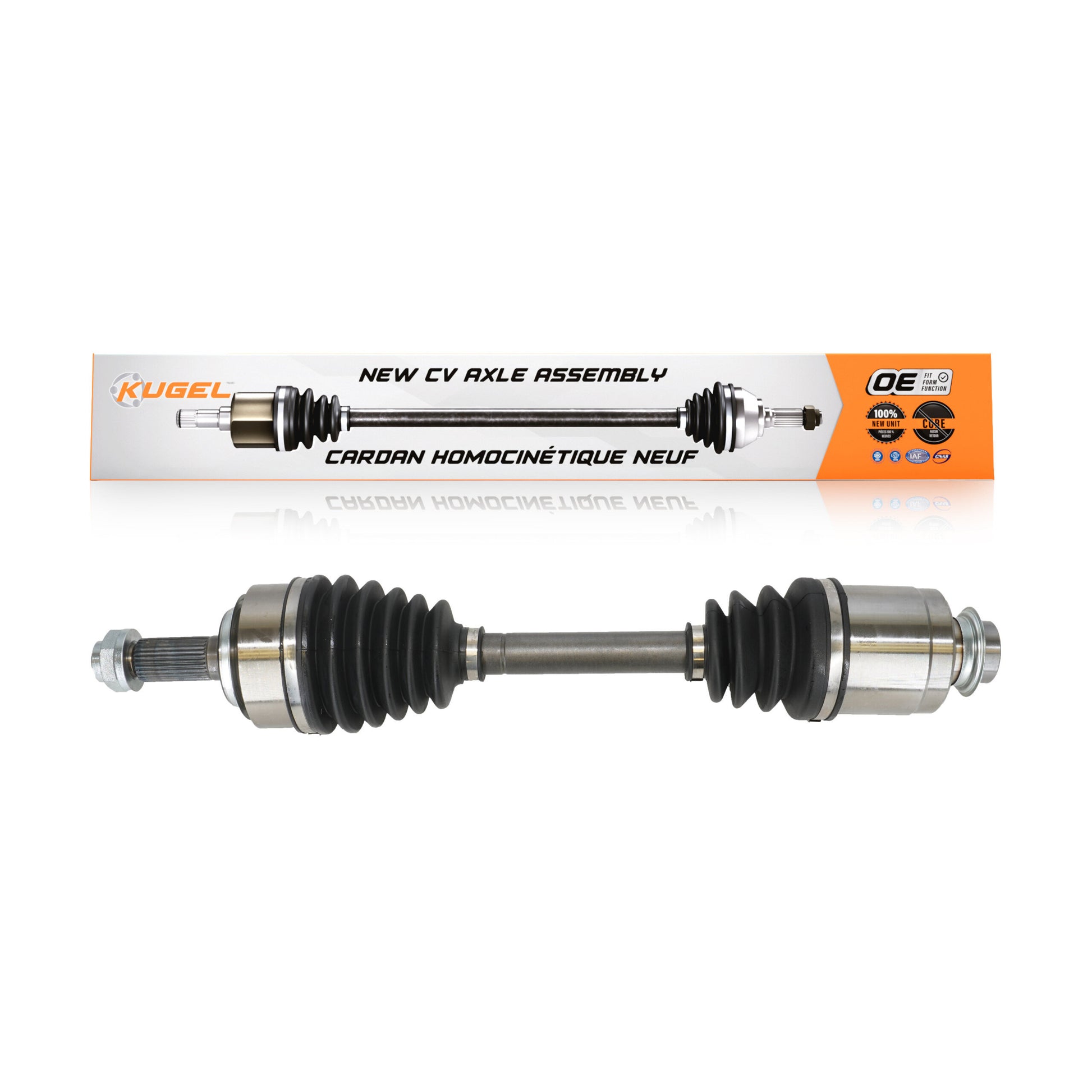 Kugel NCV-HO21504 CV Axle Shaft for 2004-2008 Acura TSX - Front Right