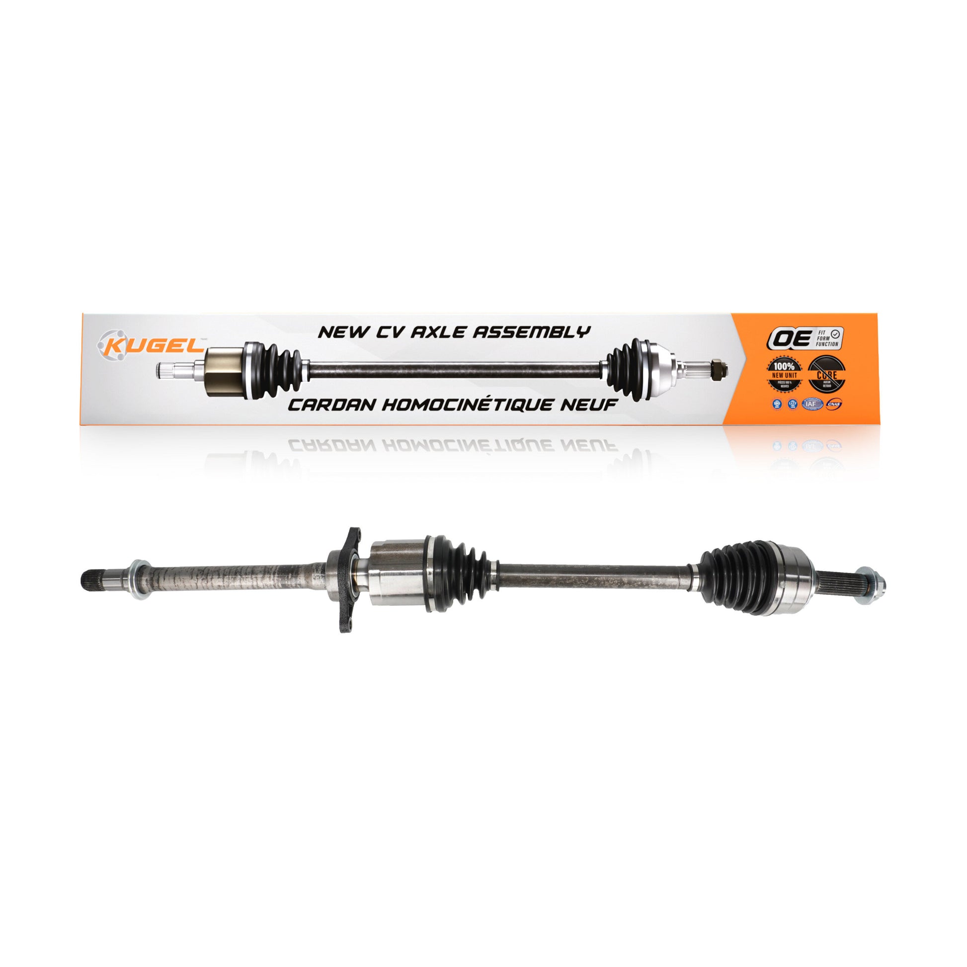 Kugel NCV-HO21554 CV Axle Shaft for 2012-2015 Honda Pilot - Front Right