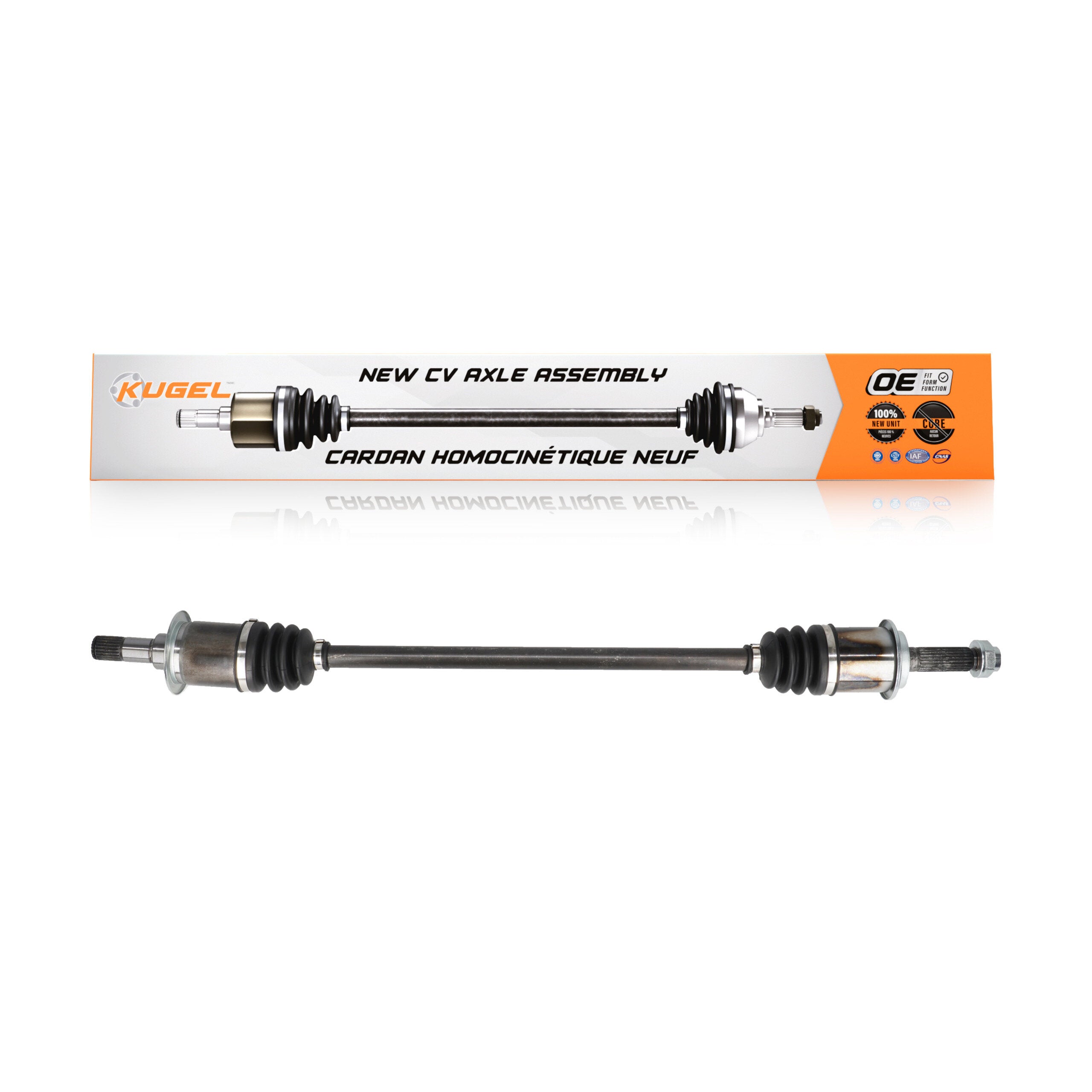 Kugel NCV-HO36002 CV Axle Shaft for 2002-2008 Honda CR-V, Honda Element - Rear Right