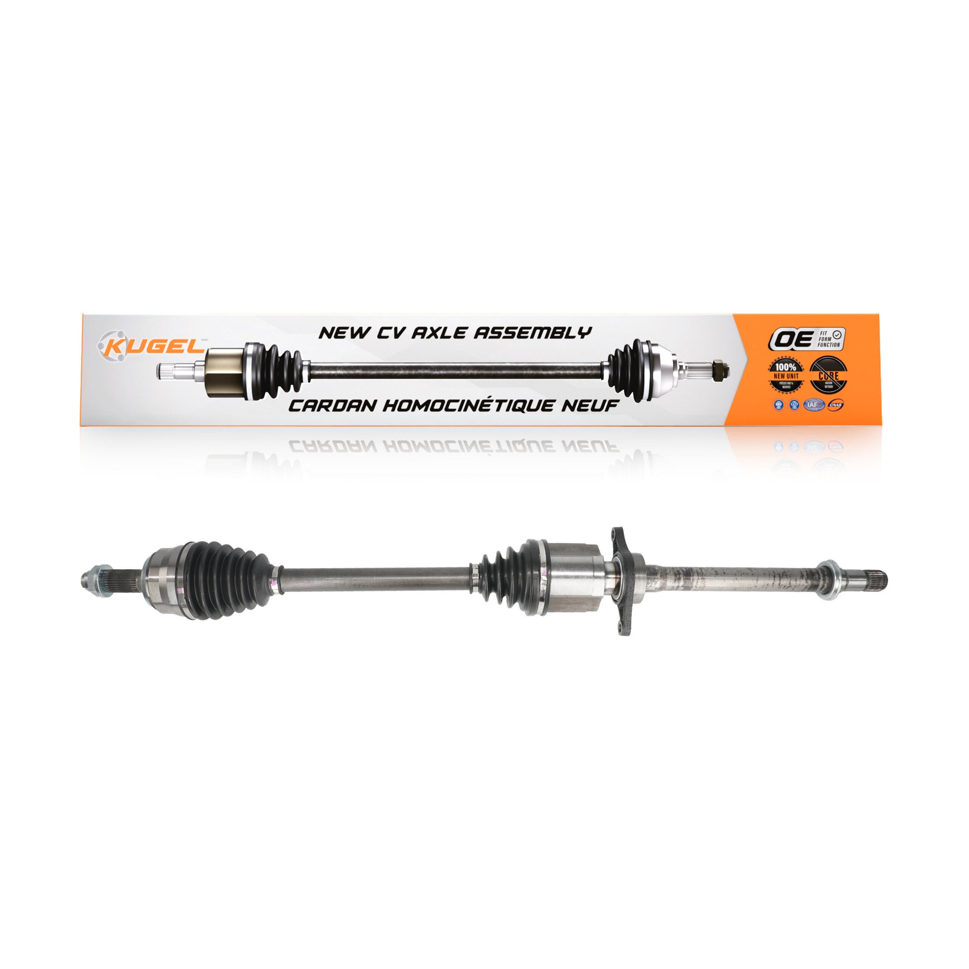 Kugel NCV-HO36009 CV Axle Shaft for 2011-2013 Honda Odyssey - Front Right