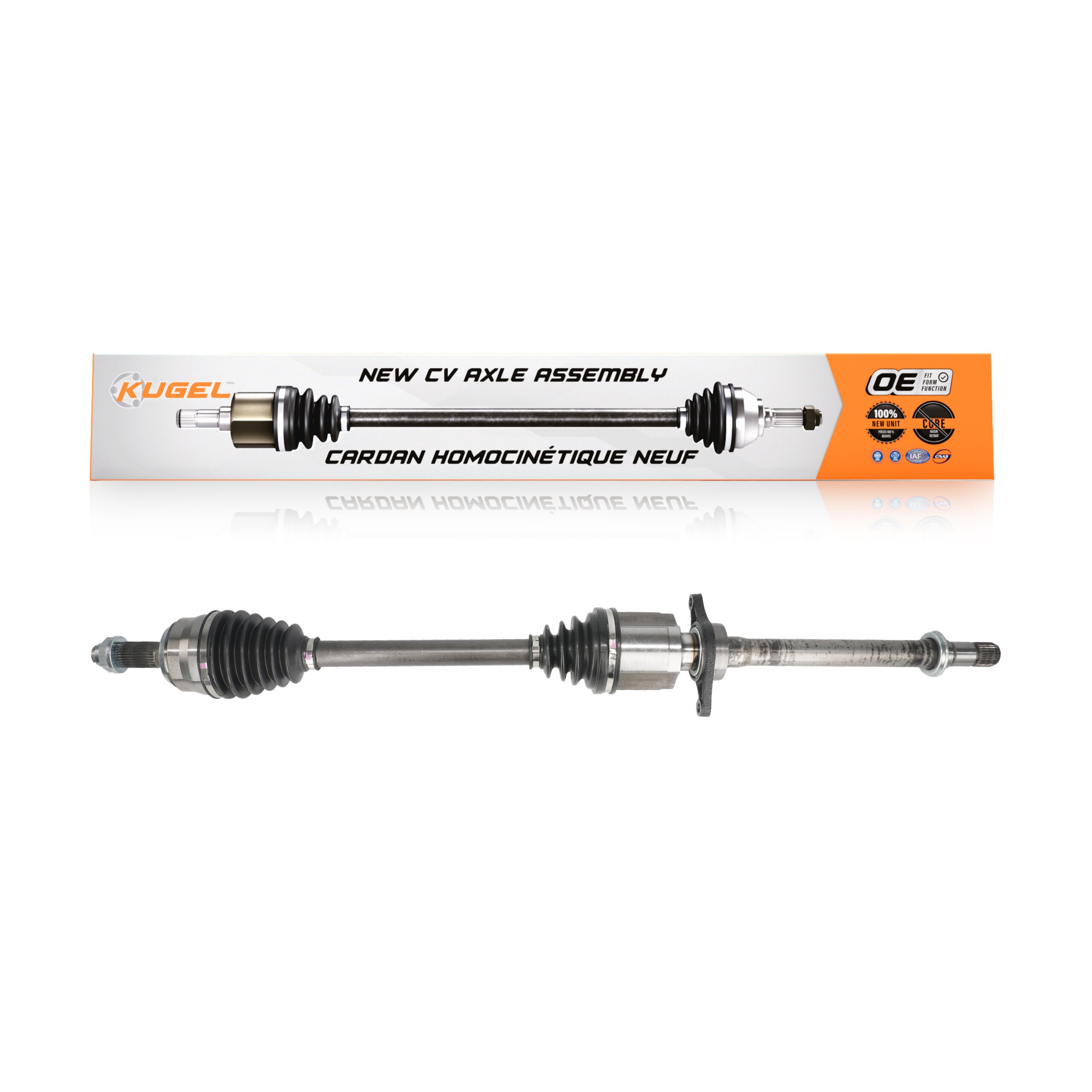 Kugel NCV-HO36009 CV Axle Shaft for 2011-2013 Honda Odyssey - Front Right