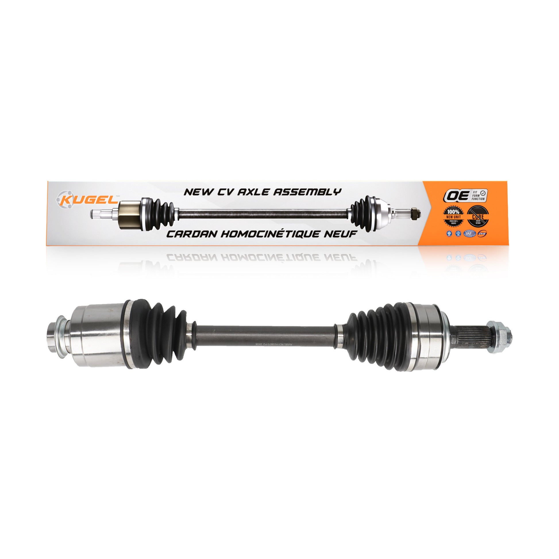 Kugel NCV-HO36015 CV Axle Shaft for 2013-2014 Honda Accord - Front Right