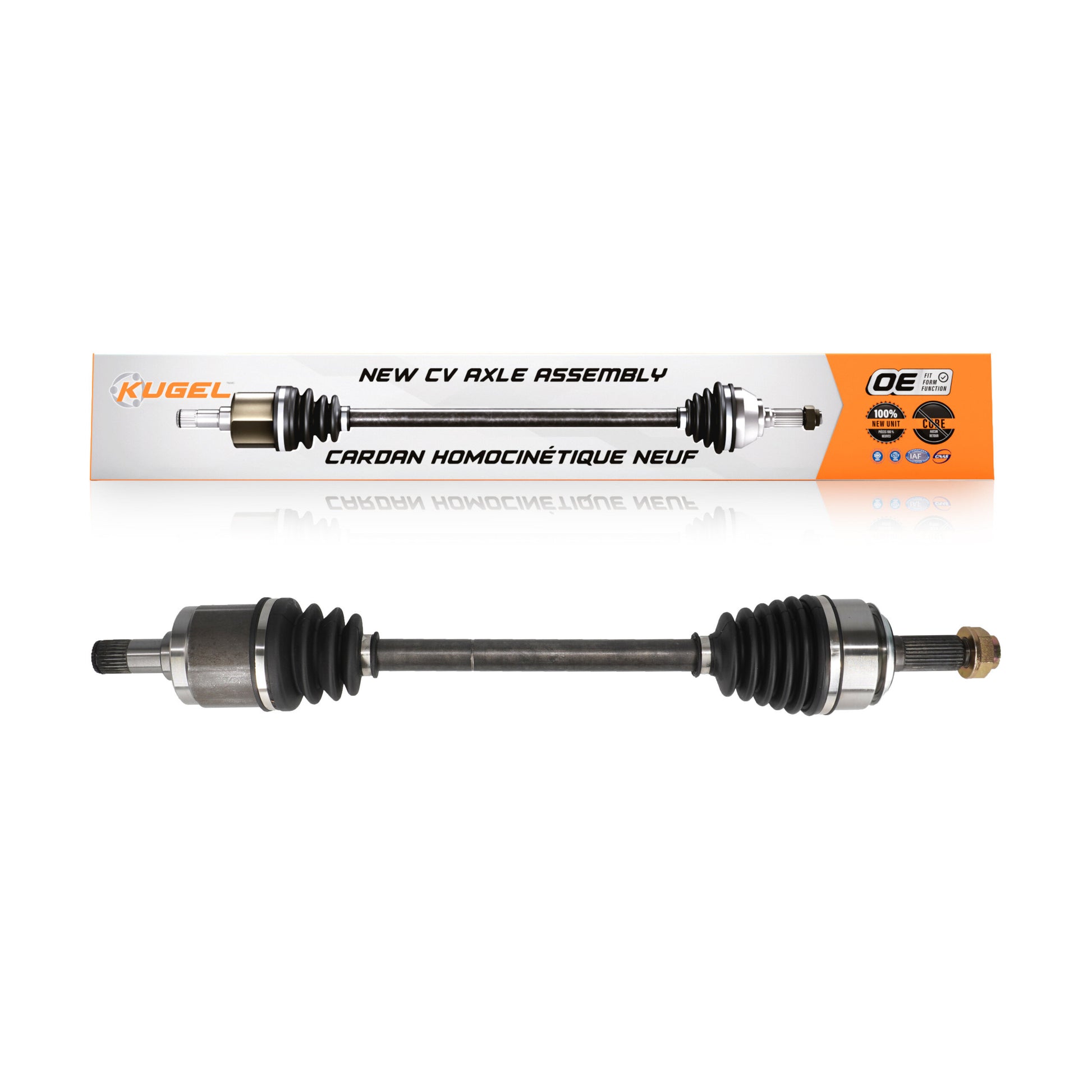 Kugel NCV-HO36062 CV Axle Shaft for 2016-2021 Honda Civic - Front Left