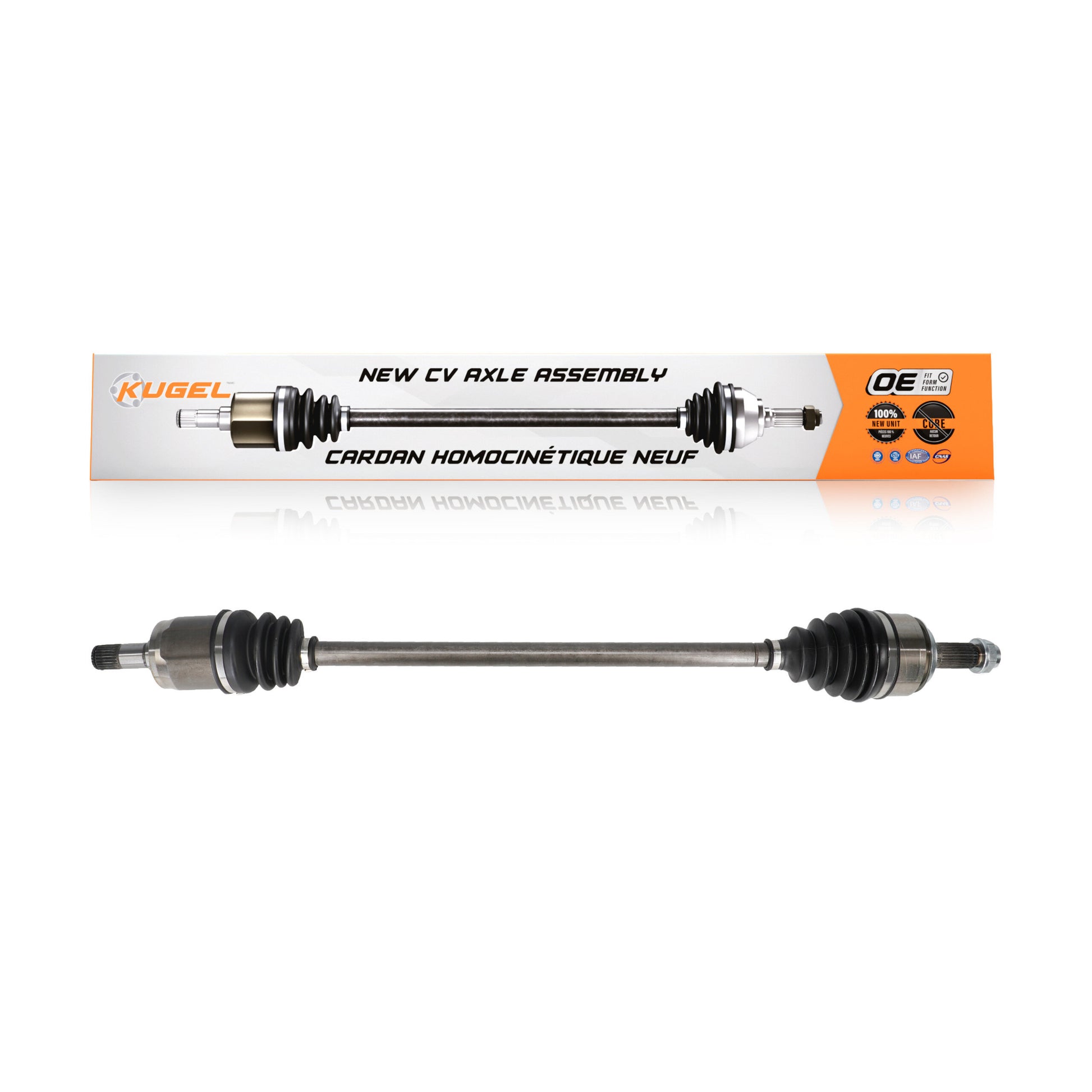 Kugel NCV-HO36085 CV Axle Shaft for 2009-2014 Honda Fit - Front Right