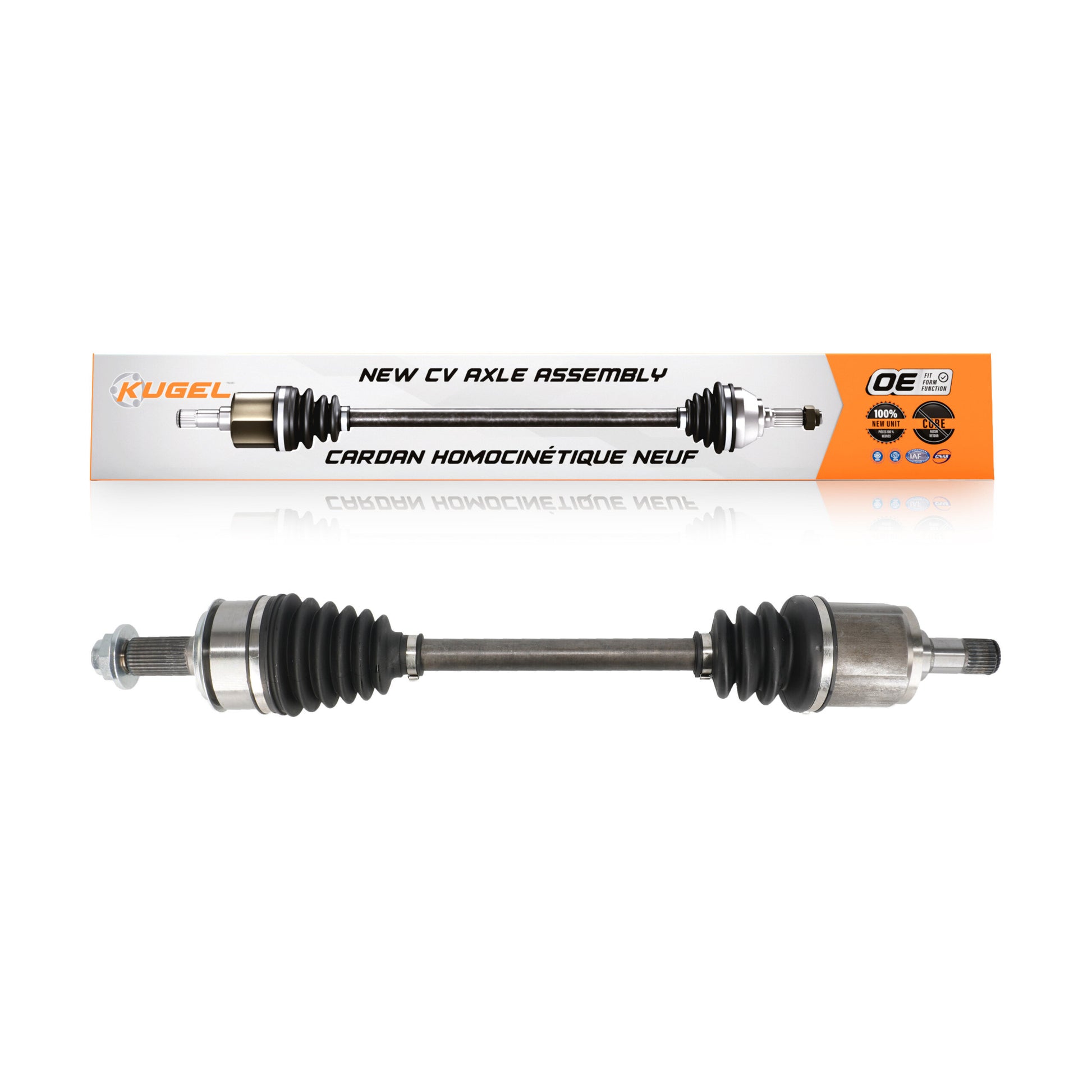 Kugel NCV-HO36121 CV Axle Shaft for 2008-2012 Honda Accord - Front Left