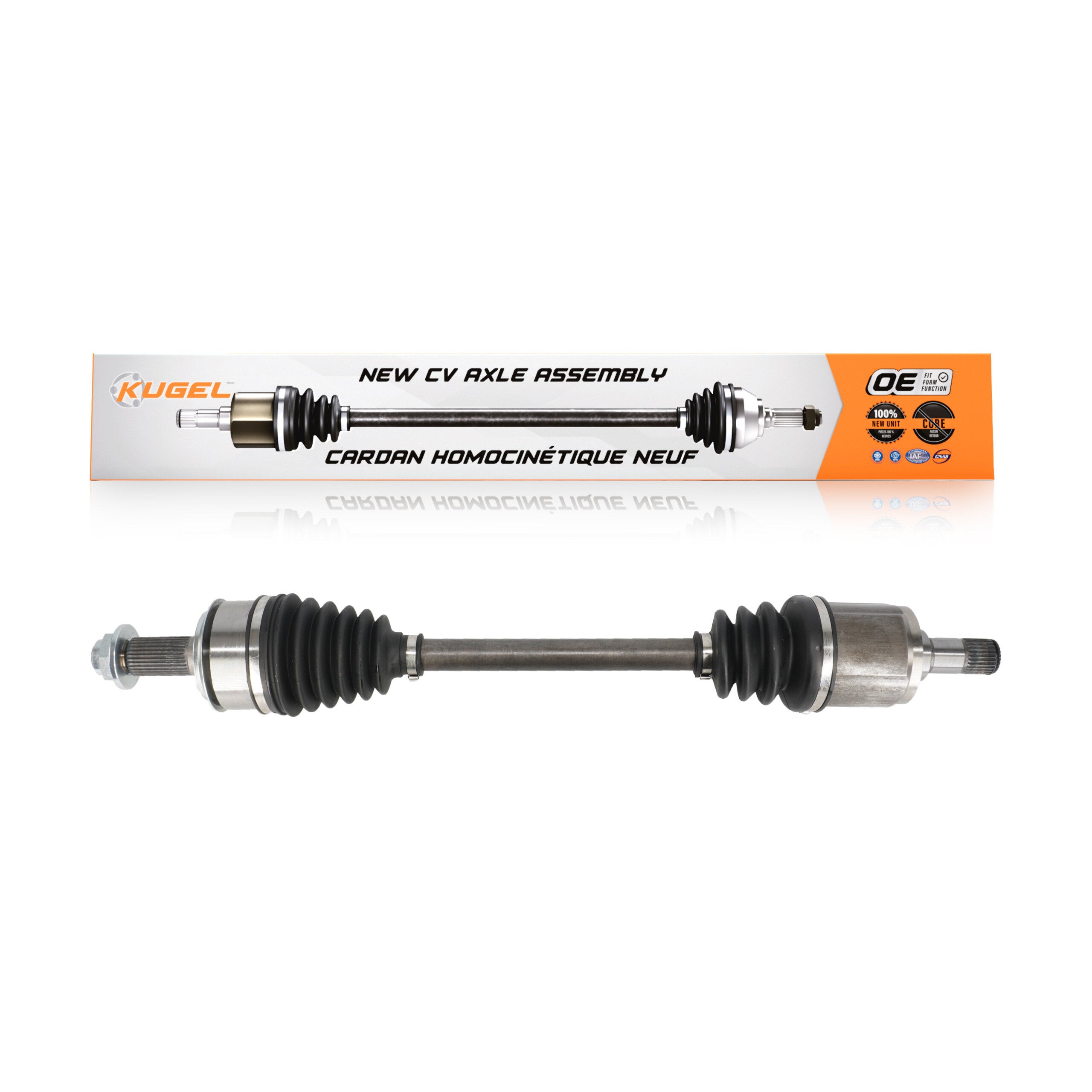 Kugel NCV-HO36121 CV Axle Shaft for 2008-2012 Honda Accord - Front Left