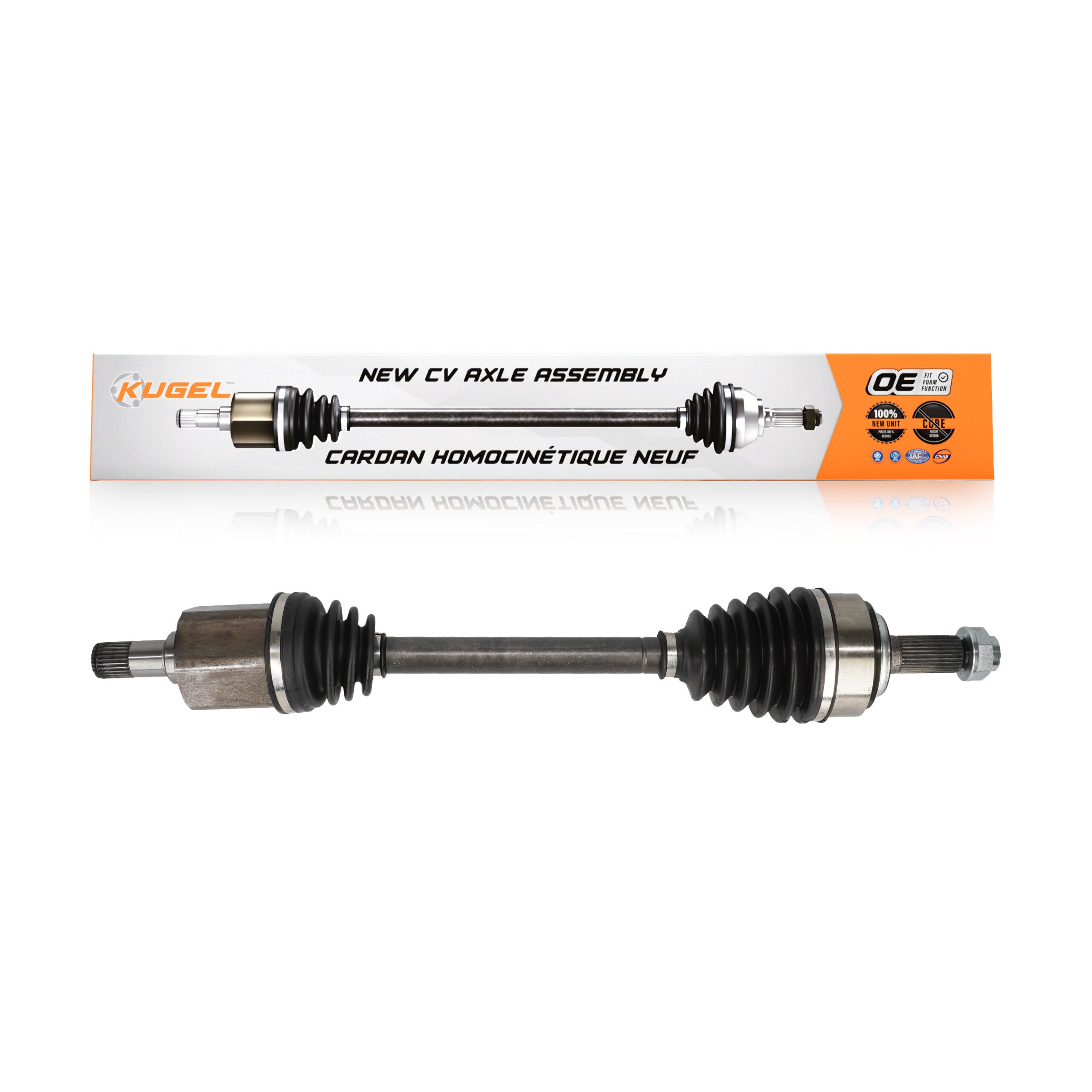 Kugel NCV-HO36123 CV Axle Shaft for 2002-2007 Honda Accord, Honda CR-V - Front Left