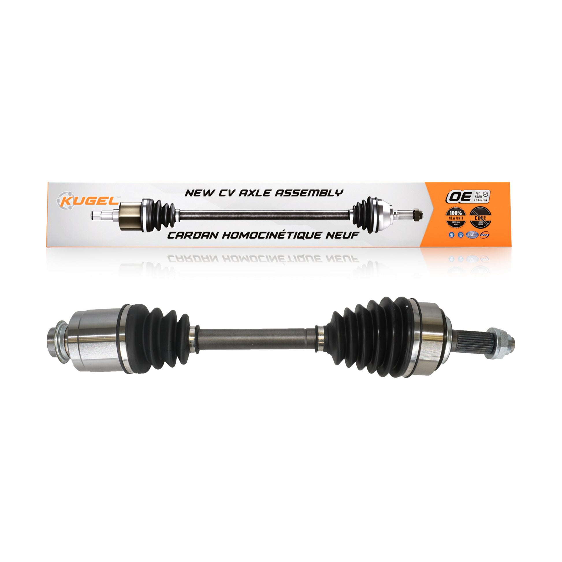 Kugel NCV-HO36124 CV Axle Shaft for 2003-2007 Honda Accord - Front Right