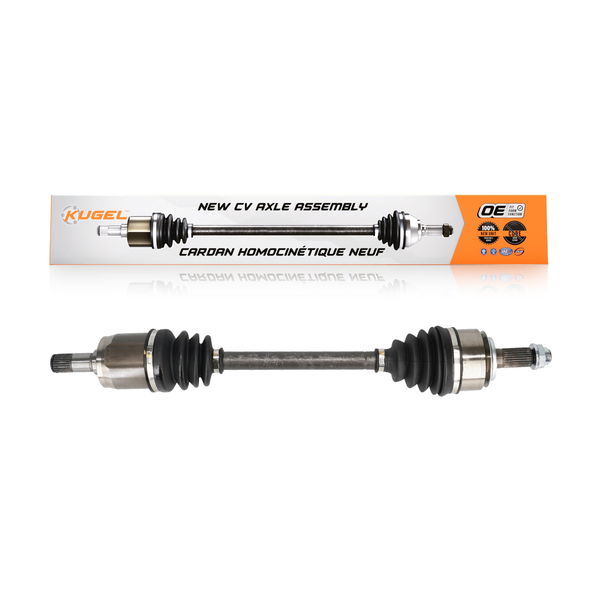 Kugel NCV-HO36146 CV Axle Shaft for 2009-2021 Honda Civic, Honda Fit - Front Left