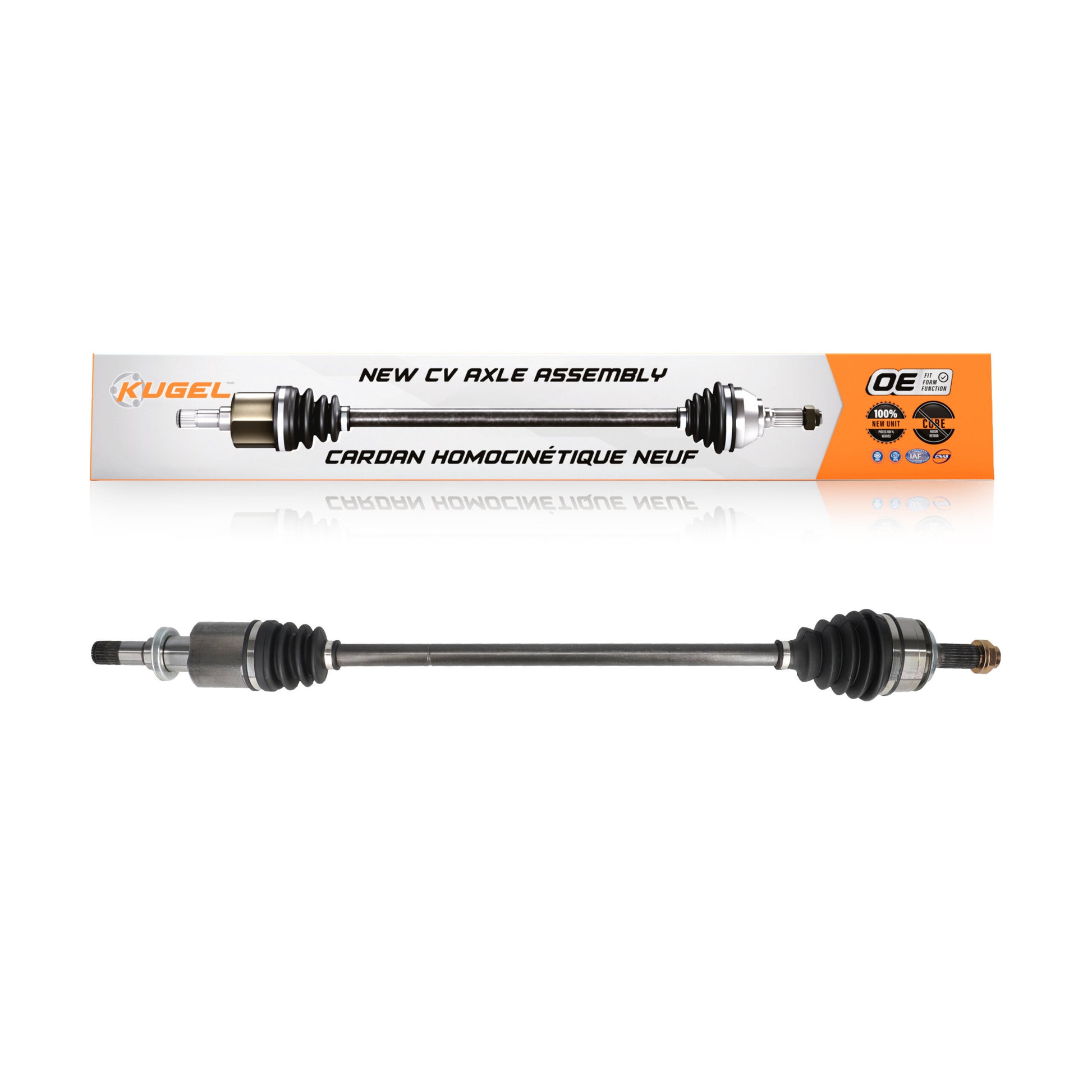 Kugel NCV-HO36147 CV Axle Shaft for 2016-2021 Honda Civic - Front Right