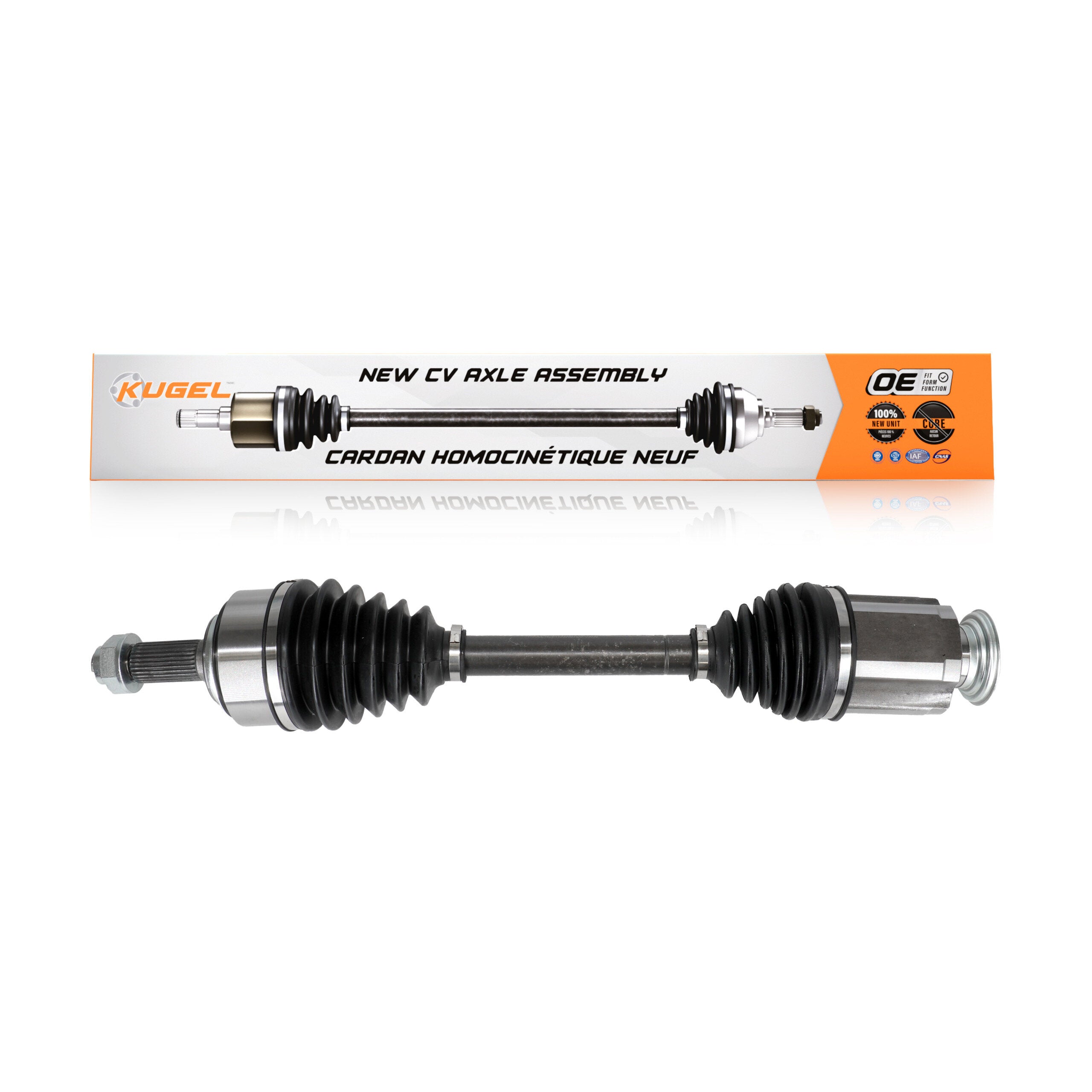 Kugel NCV-HO36152 CV Axle Shaft for 2017-2021 Honda Civic - Front Right