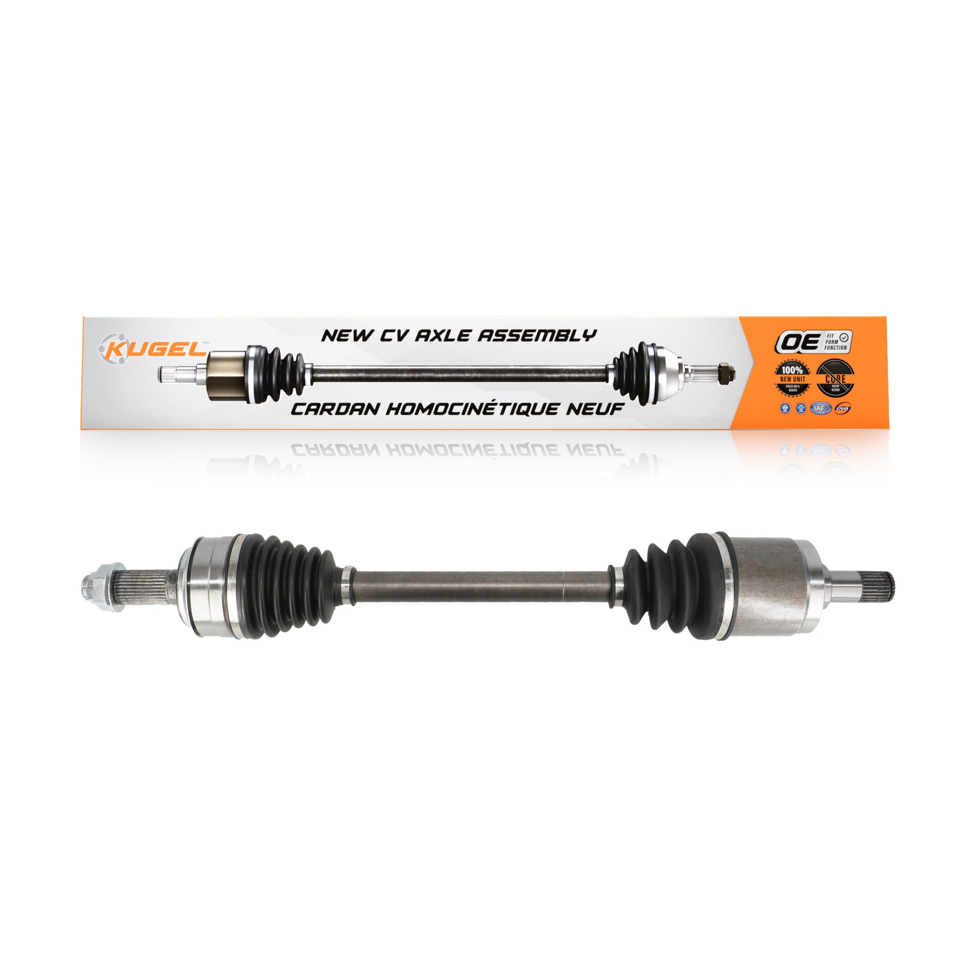 Kugel NCV-HO36167 CV Axle Shaft for 2013-2021 Honda CR-V, Honda Accord - Front Left